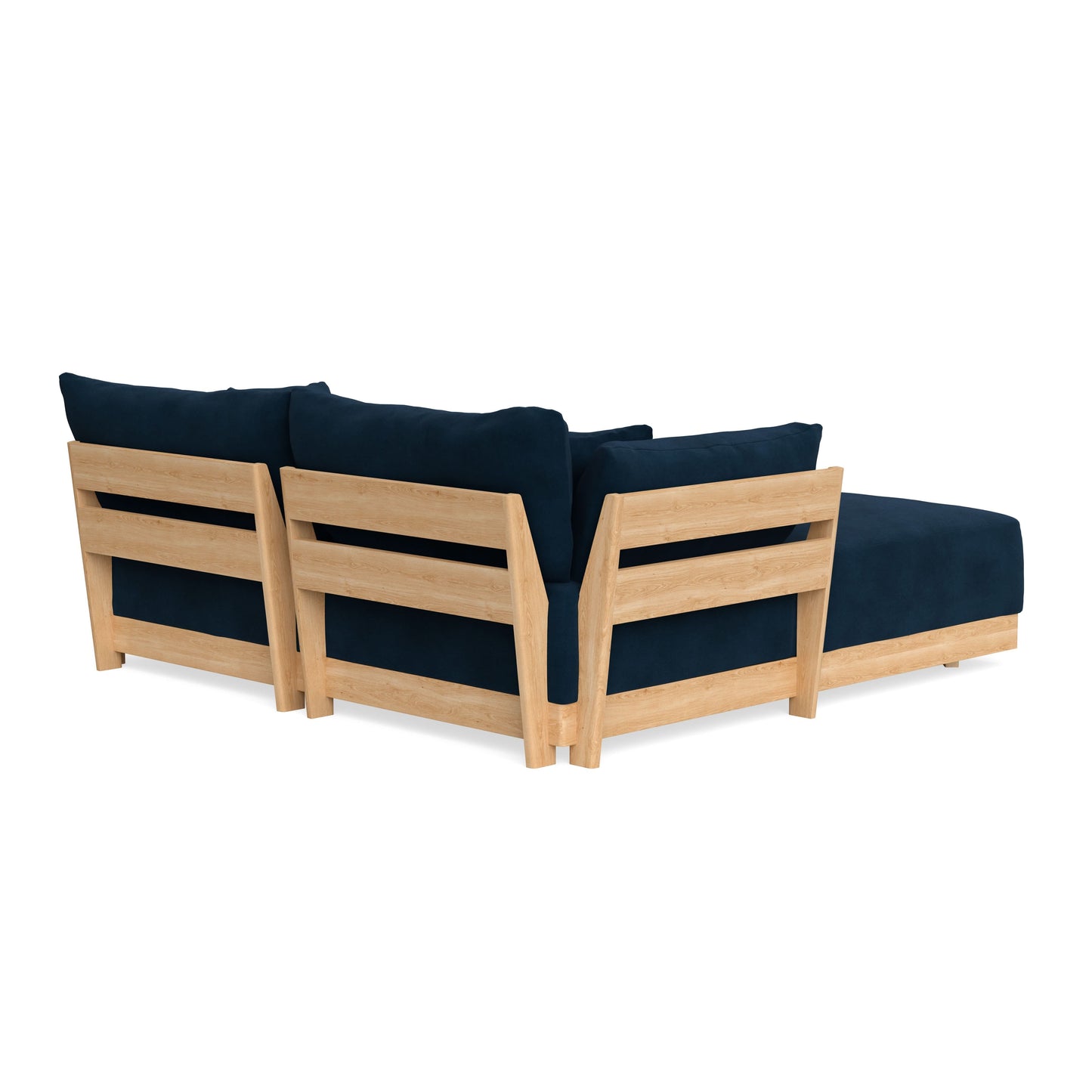 Slipcover Only - Modular Bondi 2-Seater Sectional in Royal Blue