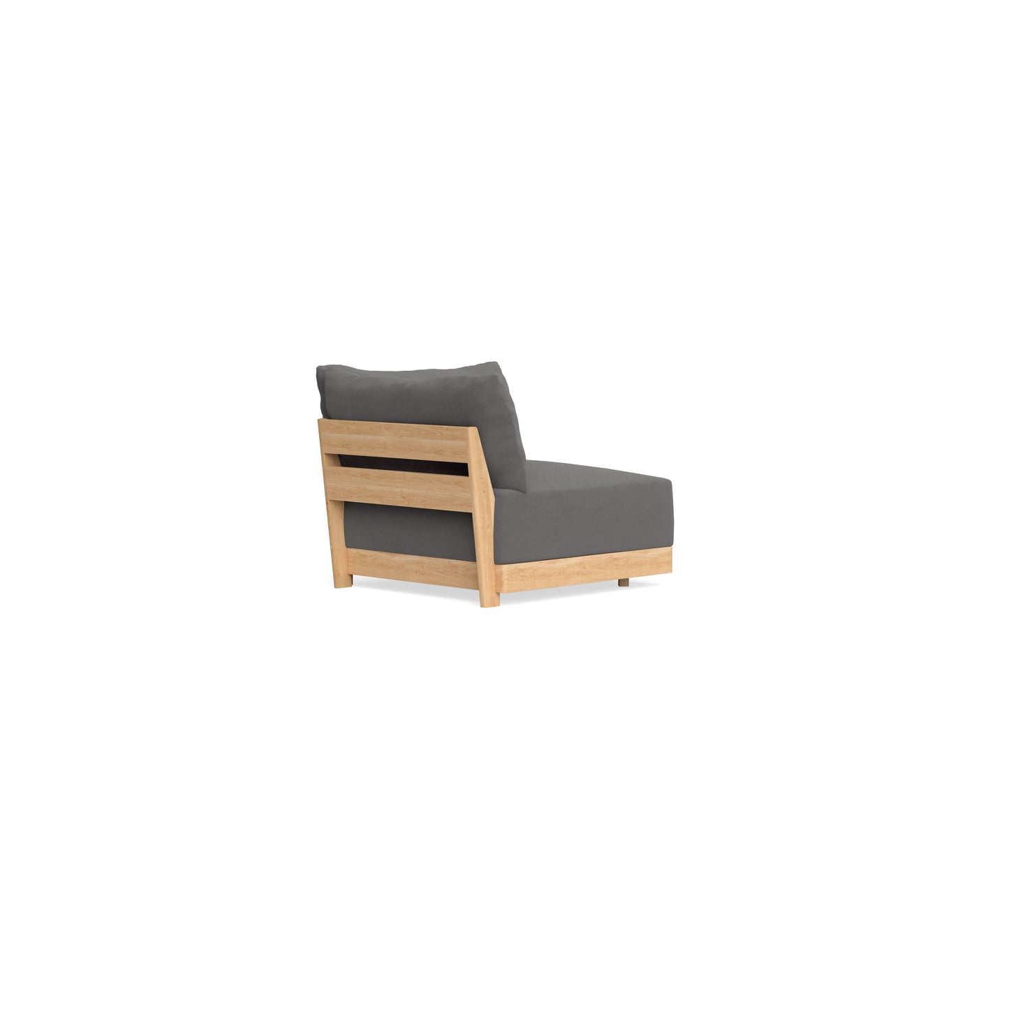 Modular Bondi Latte Corner Chair in Burnt Ember | Memory Foam Blend