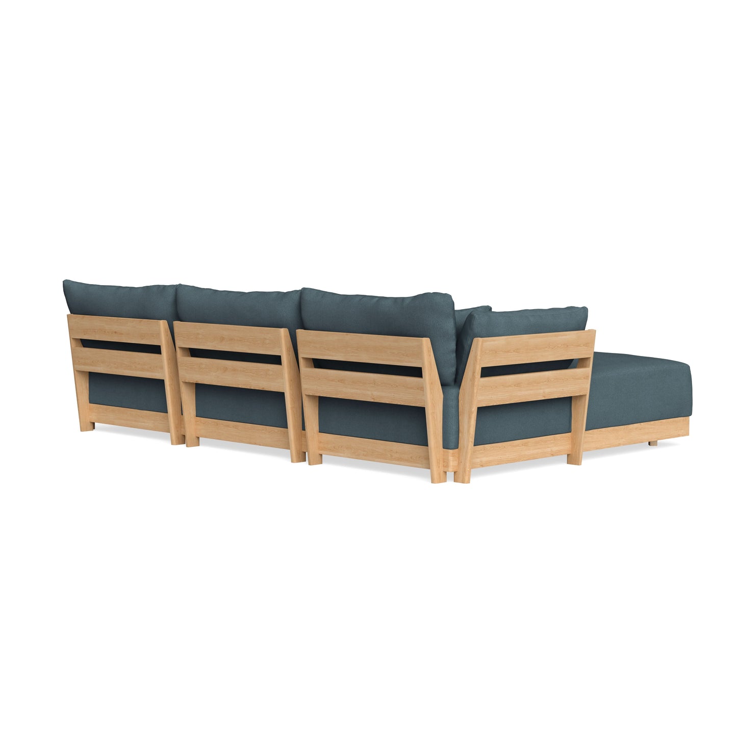 Slipcover Only - Modular Bondi 3-Seater Sectional in Slate Blue