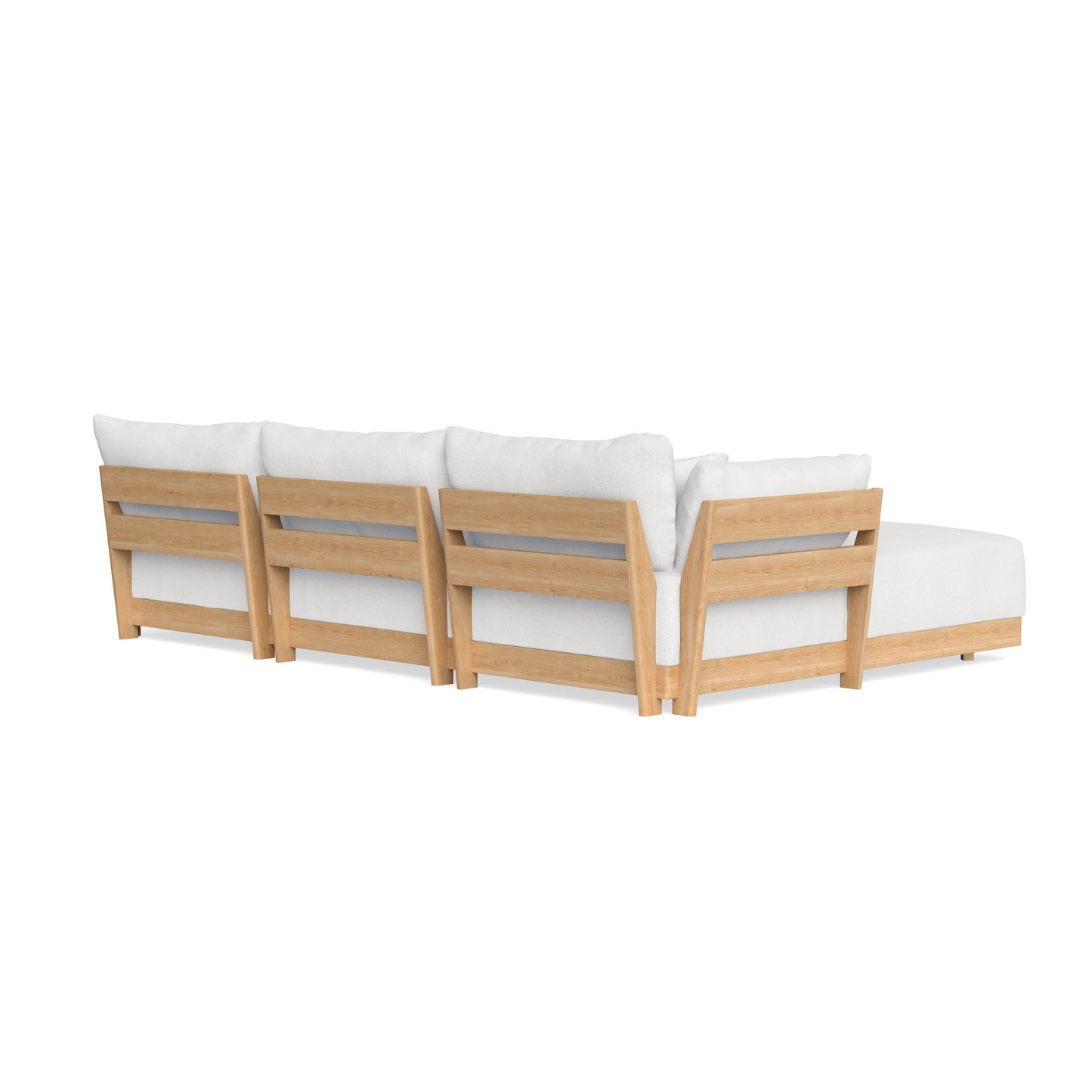 Slipcover Only - Modular Bondi 3-Seater U-Sectional in Snow