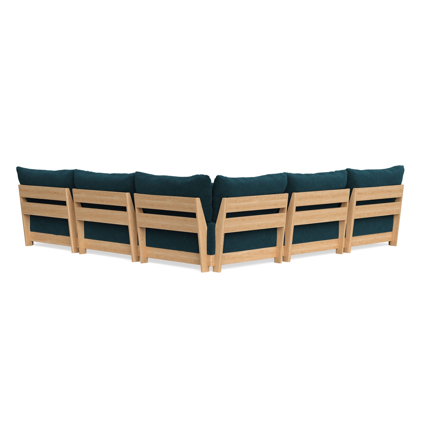 Slipcover Only - Modular Bondi 5-Seater Corner Sectional in Indigo
