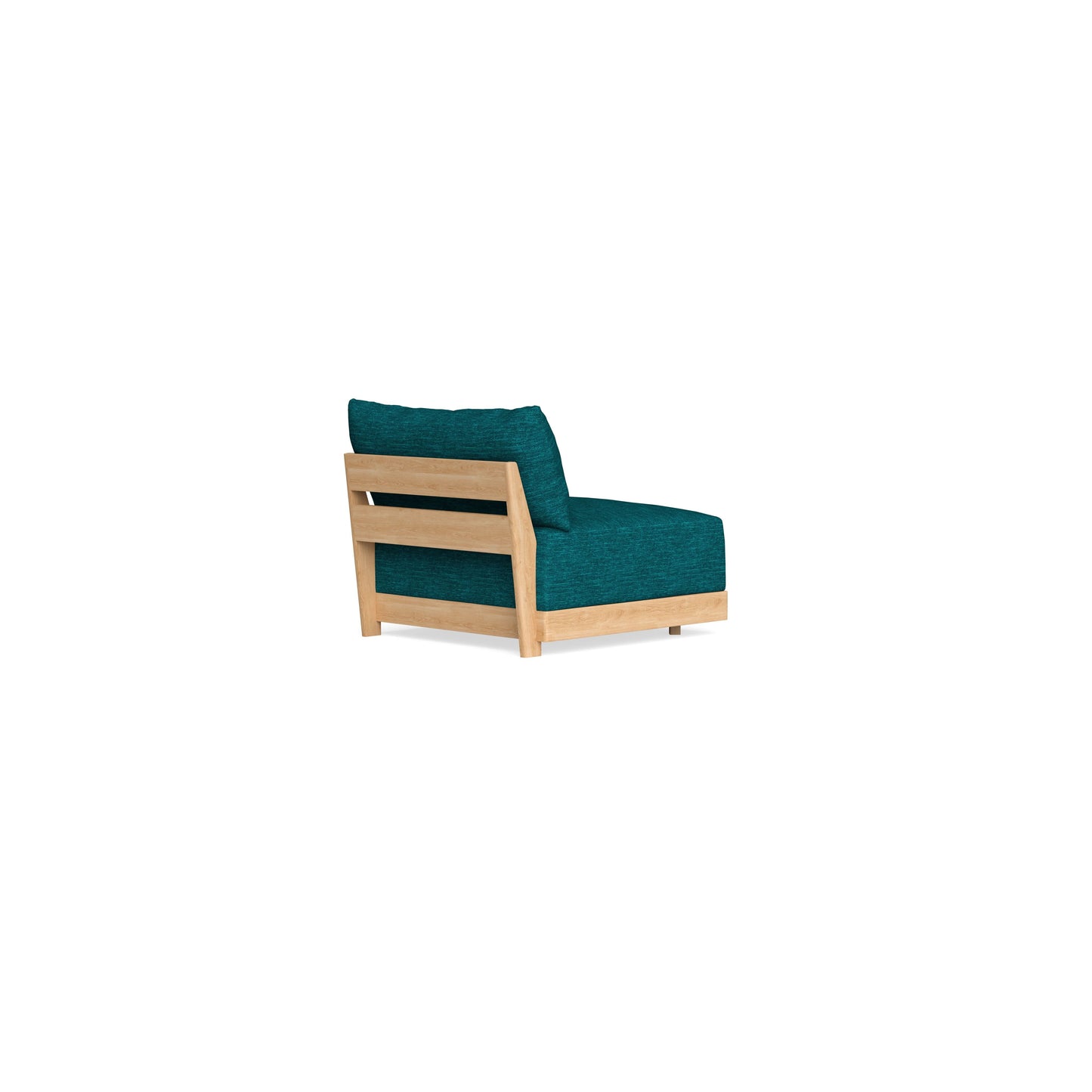 Slipcover Only - Modular Bondi Armless Chair in Marine Teal