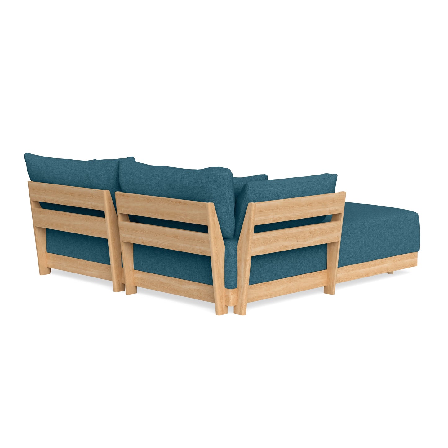 Slipcover Only - Modular Bondi 2-Seater Sectional in Aegean Blue