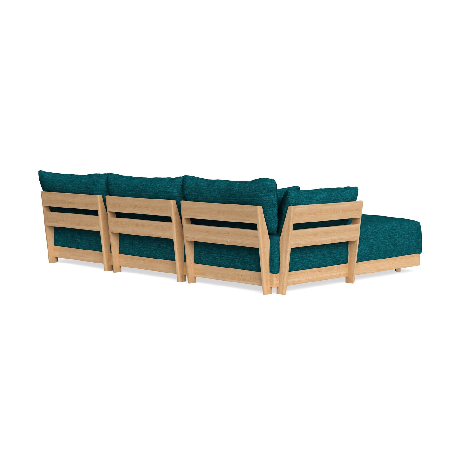 Slipcover Only - Modular Bondi 3-Seater Daybed Sofa Sectional in Marine Teal