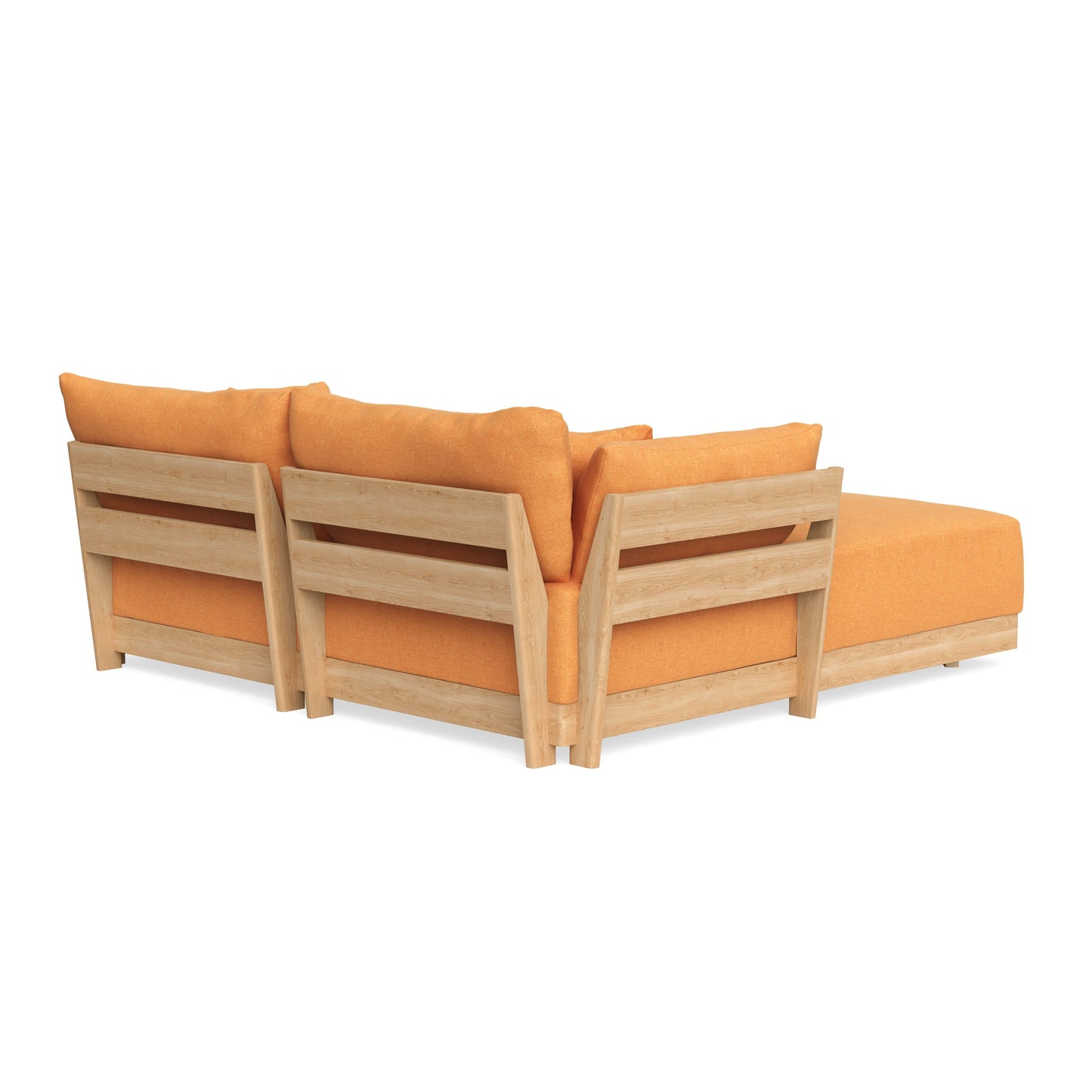 Slipcover Only - Modular Bondi 2-Seater Sectional in Tangerine