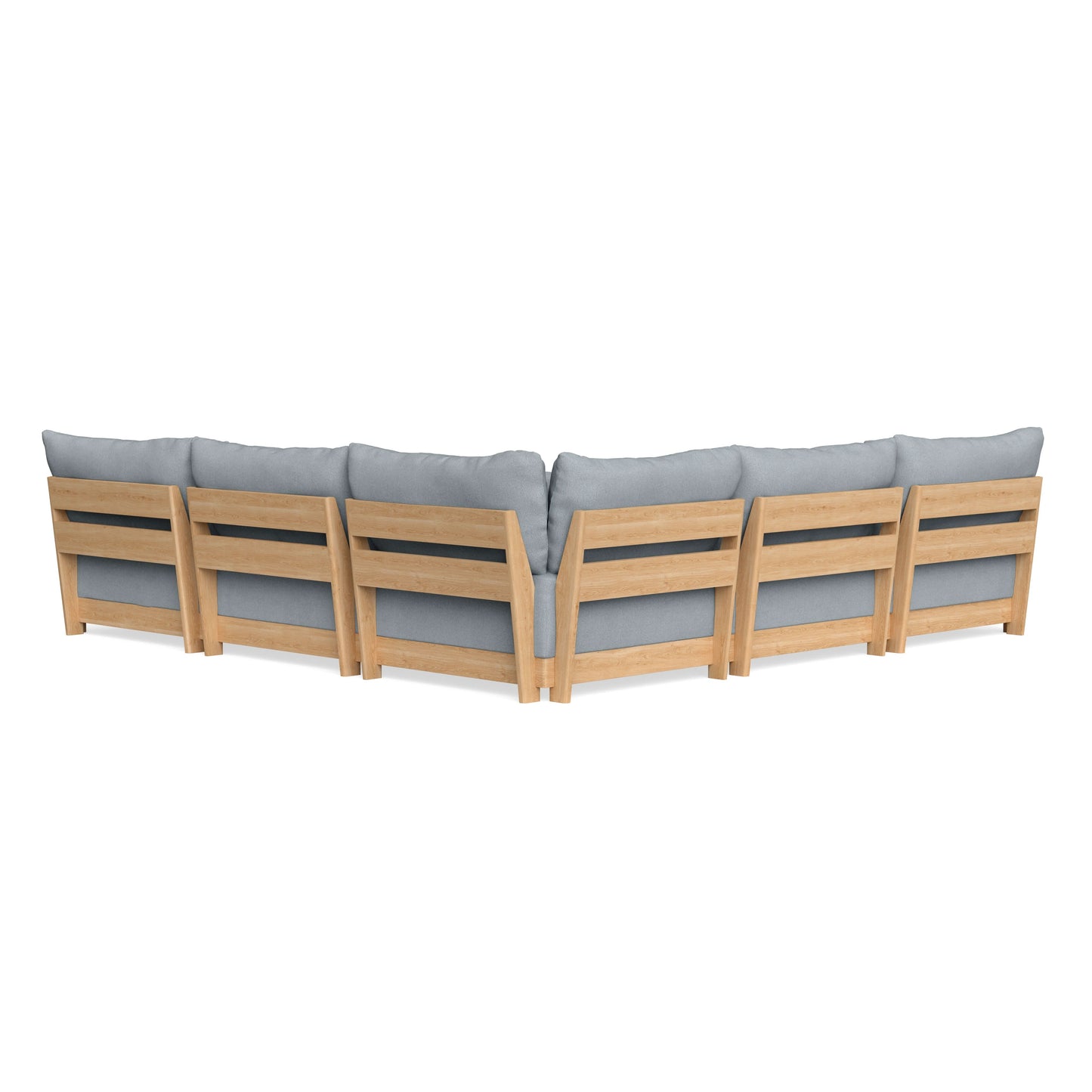 Slipcover Only - Modular Bondi 5-Seater Corner Sectional in Ash