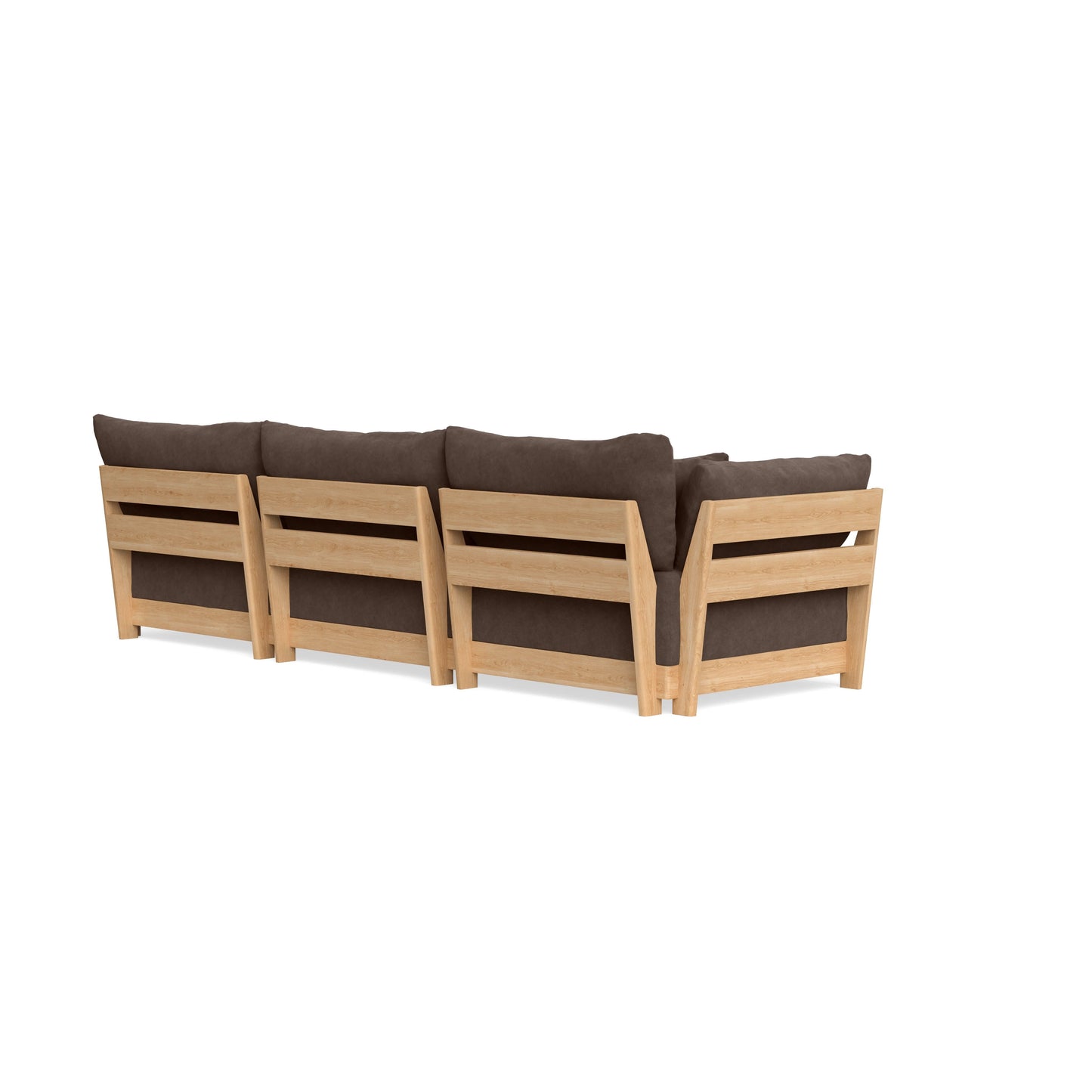 Slipcover Only - Modular Bondi 3-Seater Sofa in Chocolate