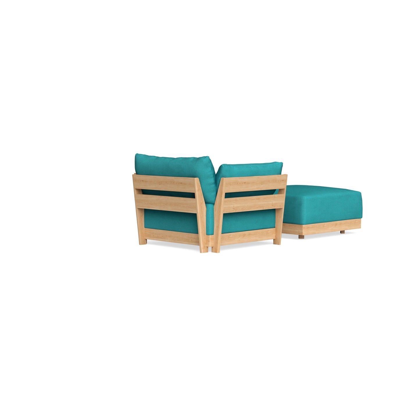 Slipcover Only - Modular Bondi Armchair + Ottoman in Pool