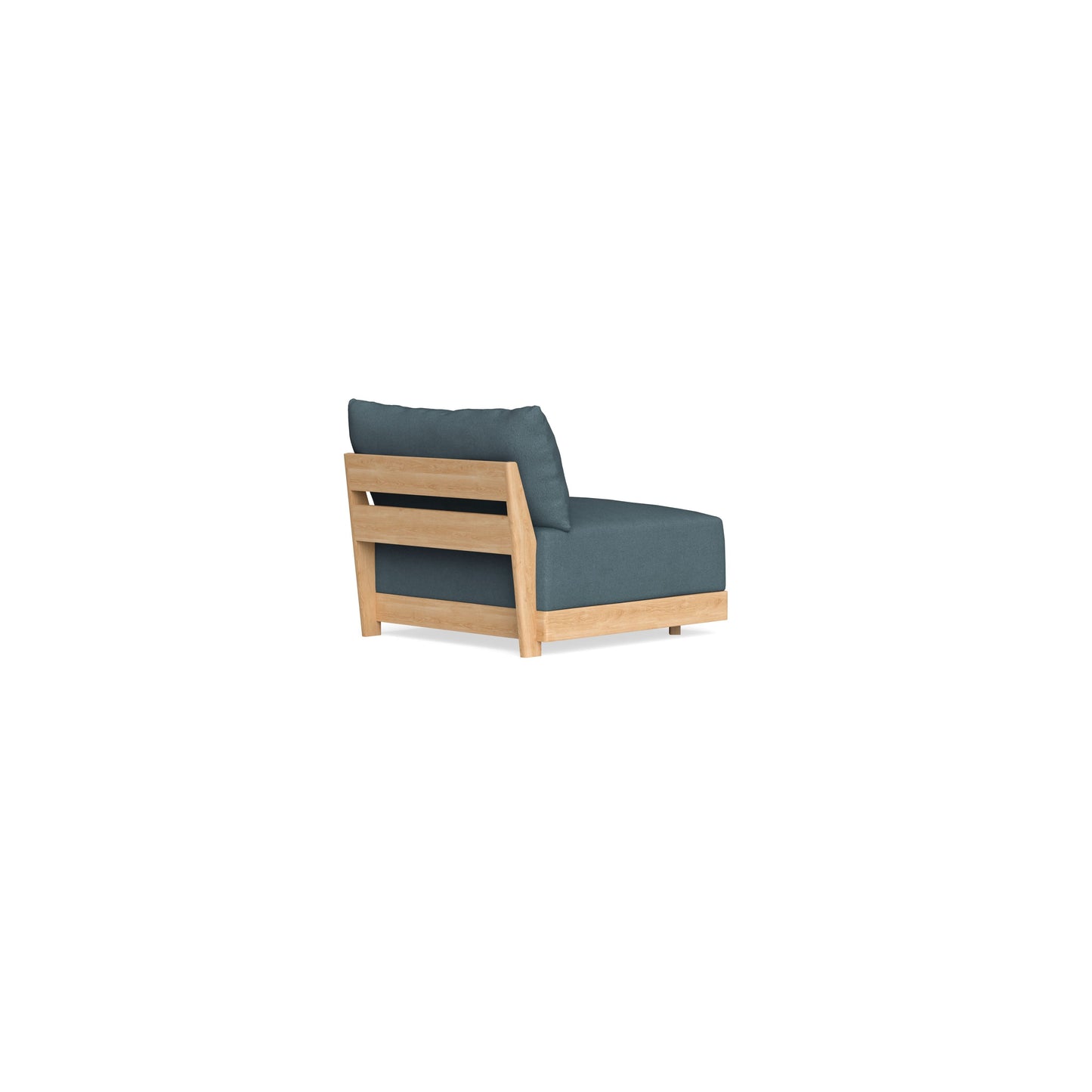 Slipcover Only - Modular Bondi Armless Chair in Slate Blue