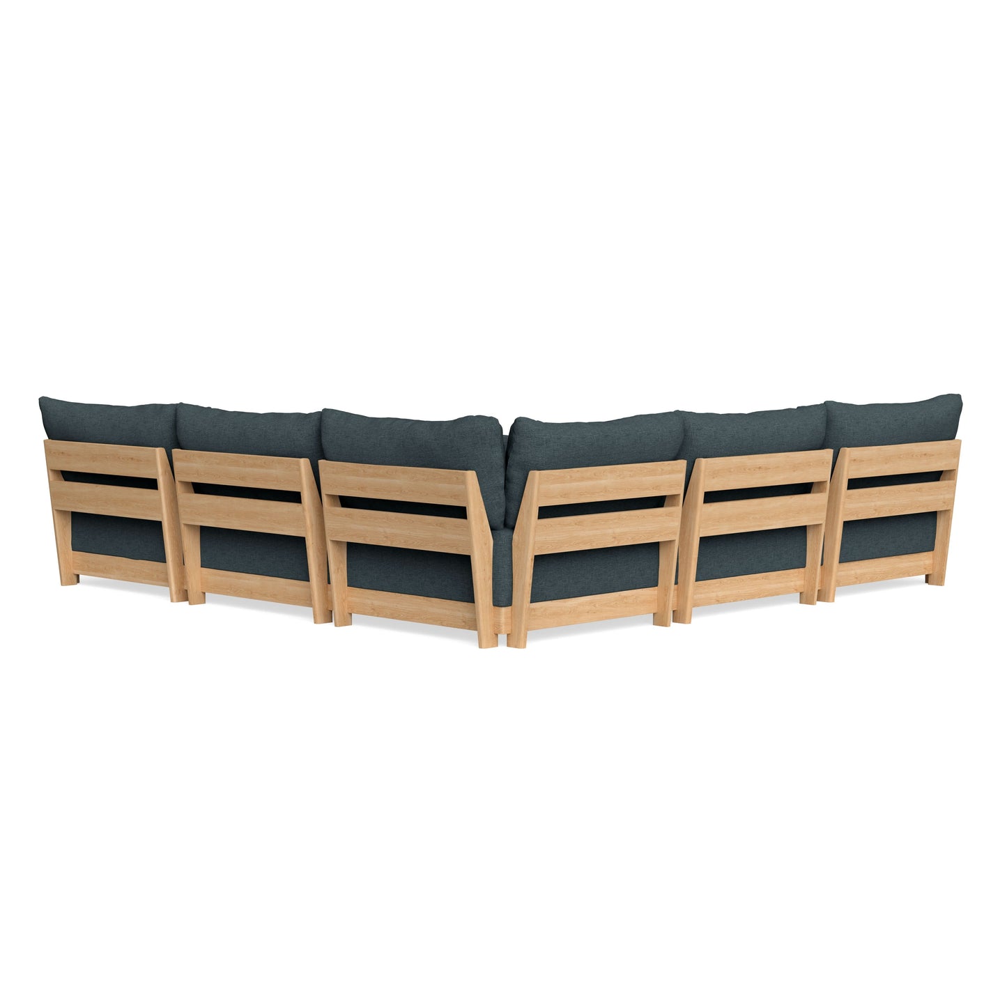 Slipcover Only - Modular Bondi 5-Seater Corner Sectional in Ocean Gray