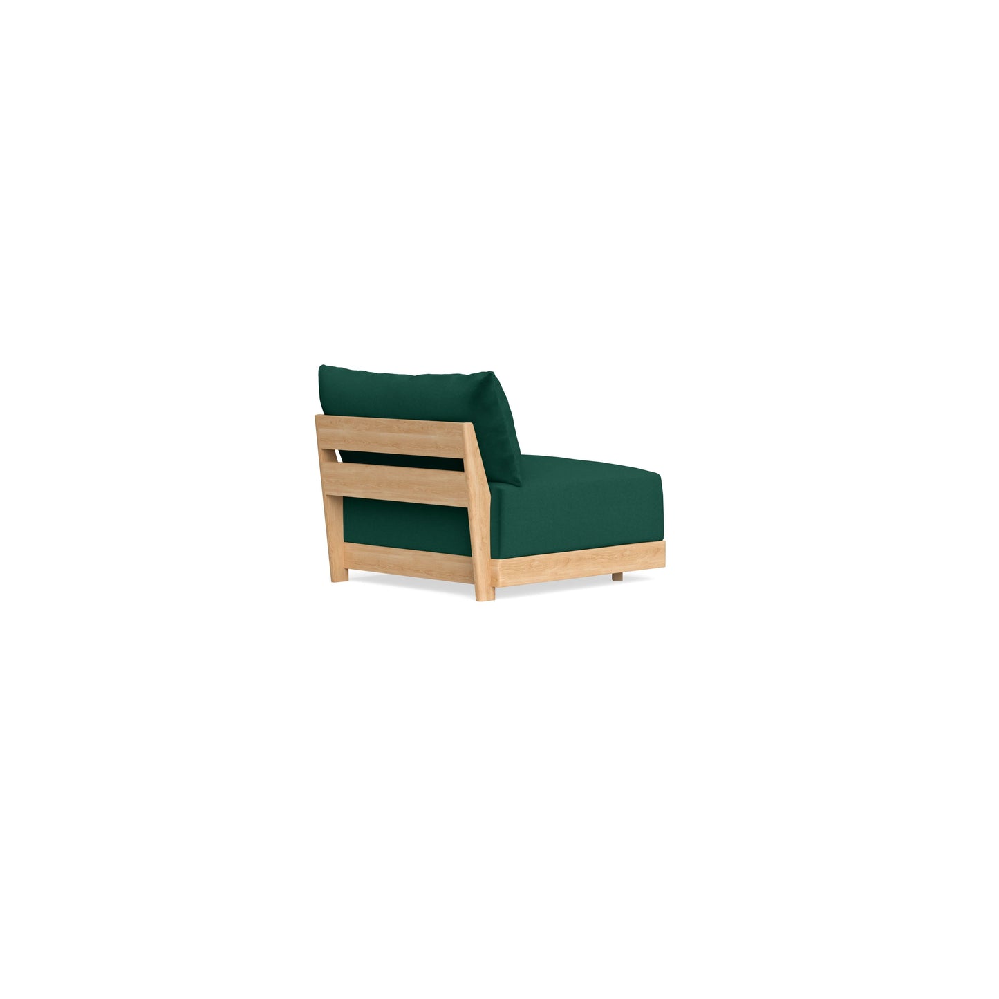 Slipcover Only - Modular Bondi Armless Chair in Evergreen