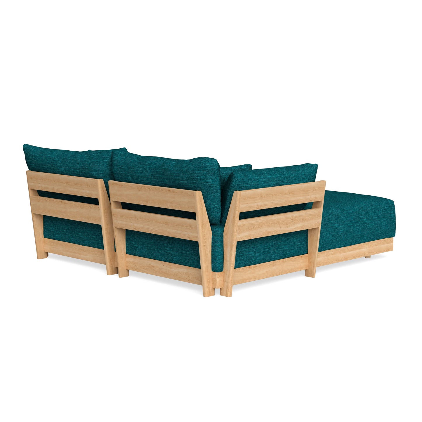 Slipcover Only - Modular Bondi 2-Seater Sectional in Marine Teal