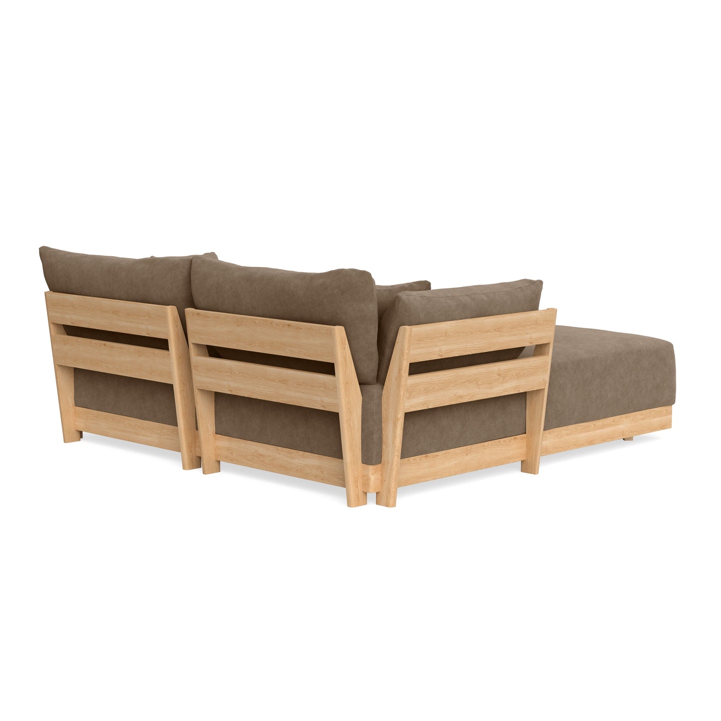 Slipcover Only - Modular Bondi 2-Seater Sectional in Coffee