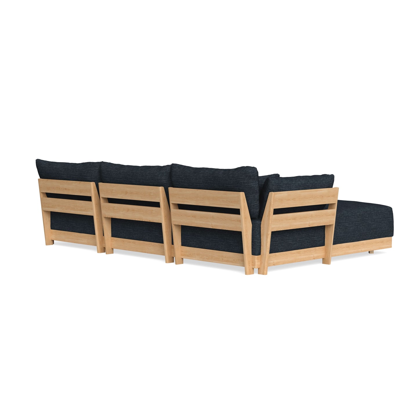 Slipcover Only - Modular Bondi 3-Seater U-Sectional in Baltic Blue