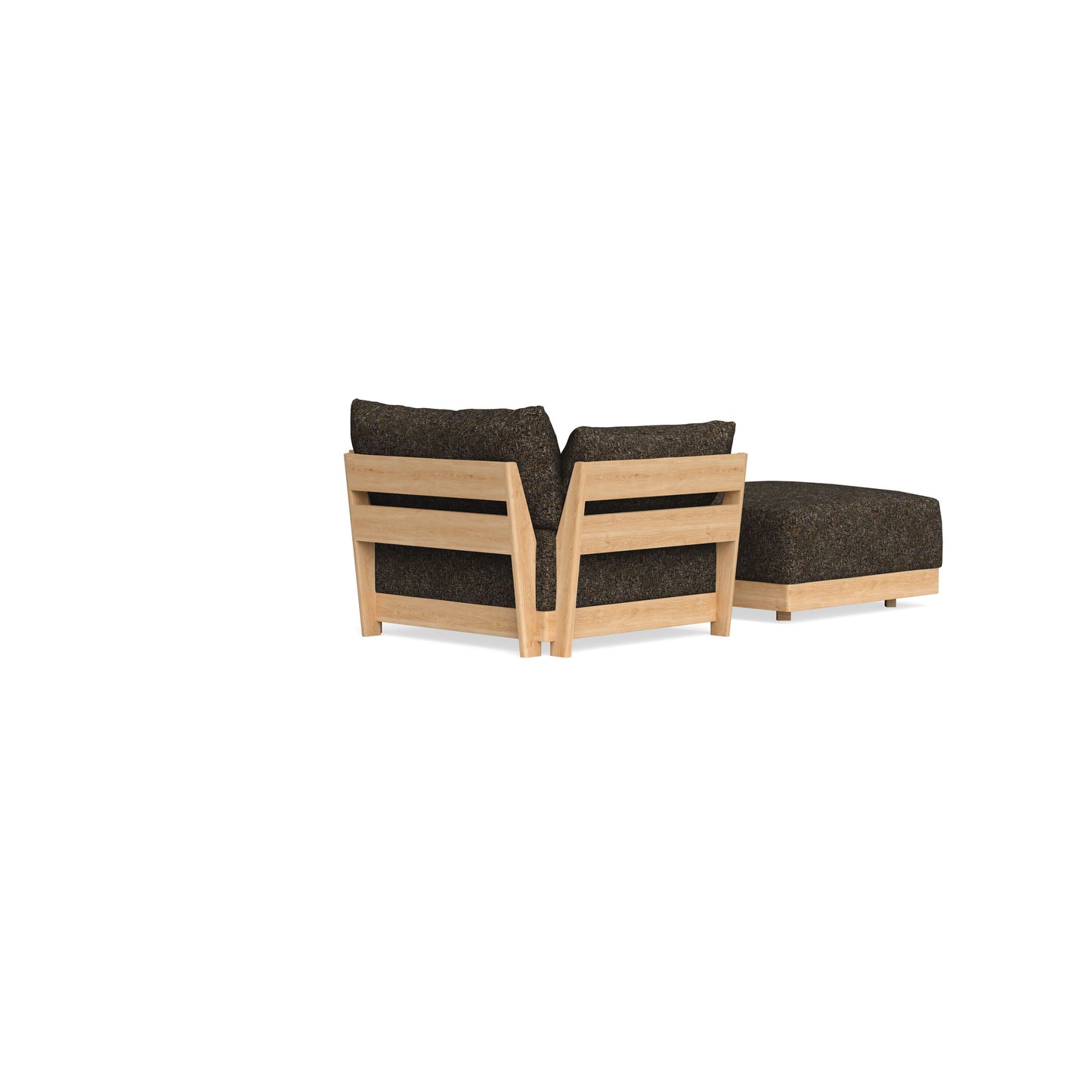 Slipcover Only - Modular Bondi Armchair + Ottoman in Phantom