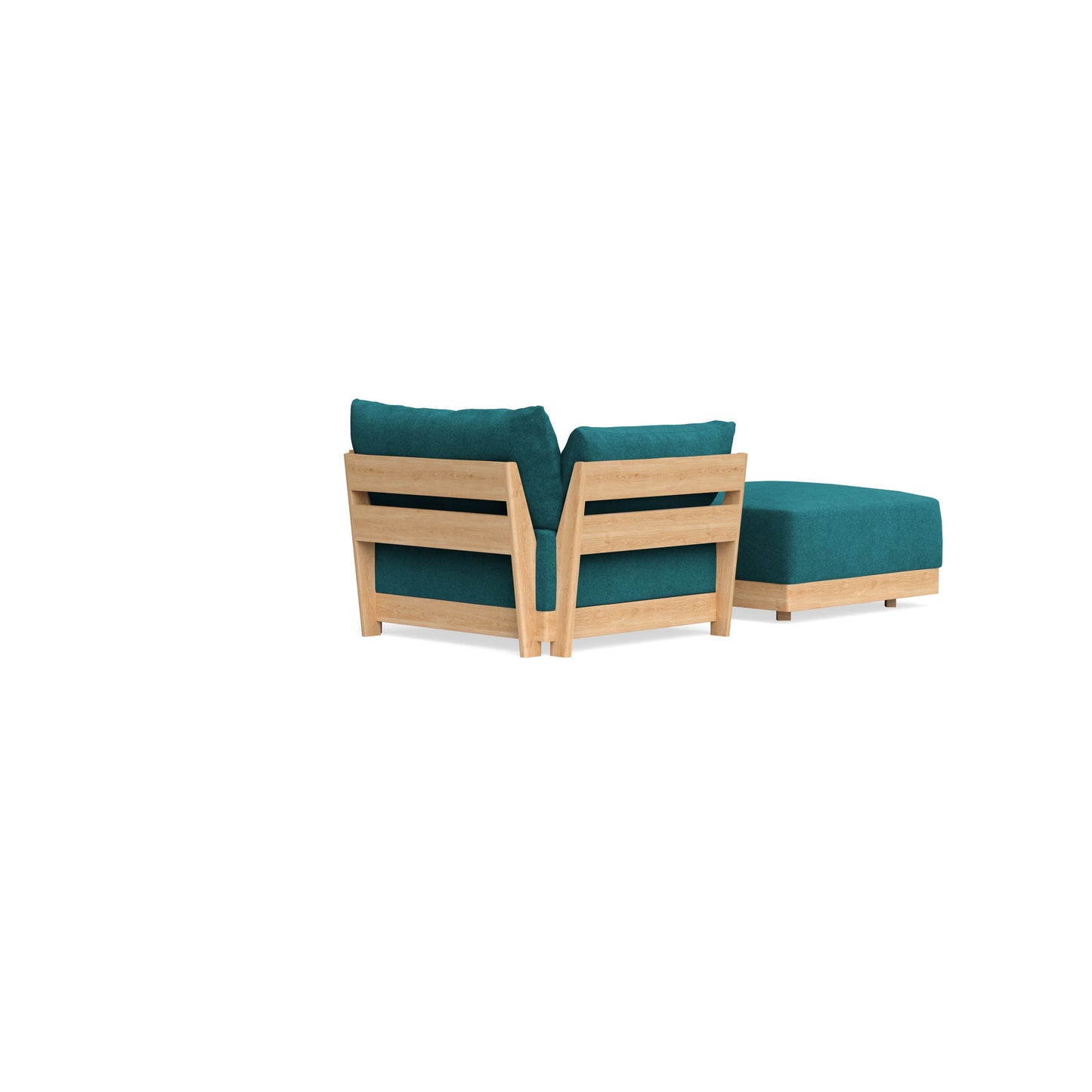 Slipcover Only - Modular Bondi Armchair + Ottoman in Ocean