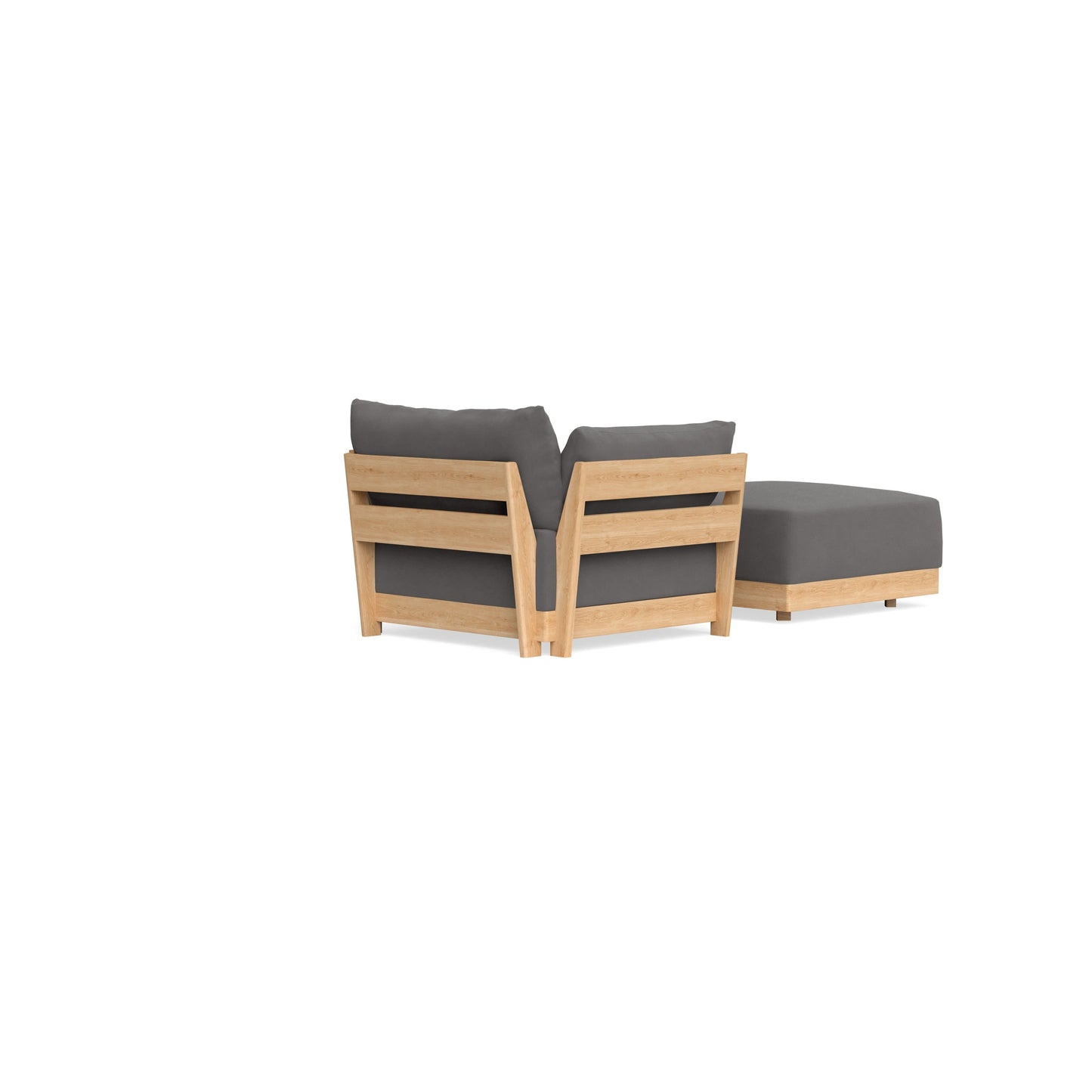Slipcover Only - Modular Bondi Armchair + Ottoman in Burnt Ember