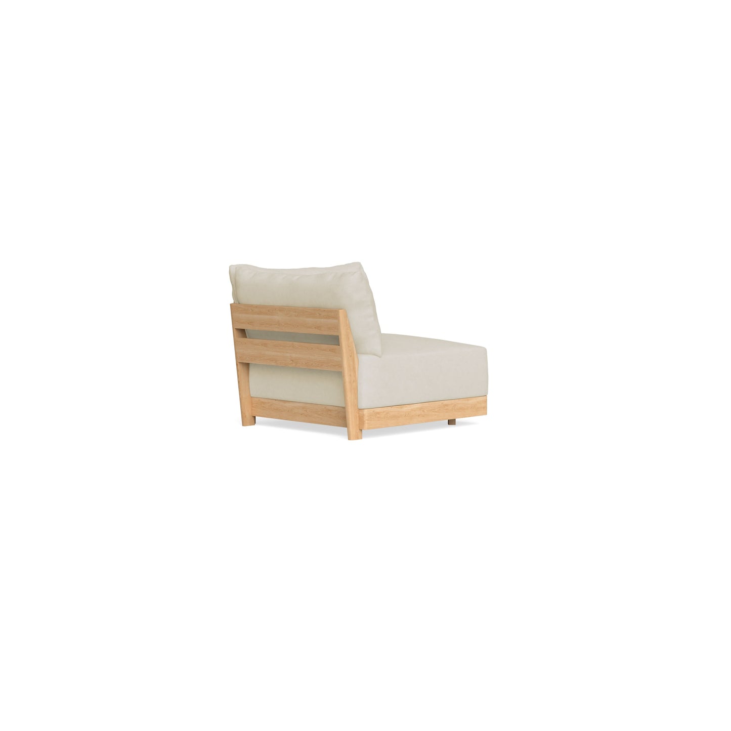 Modular Bondi Latte Corner Chair in Mascarpone | Memory Foam Blend