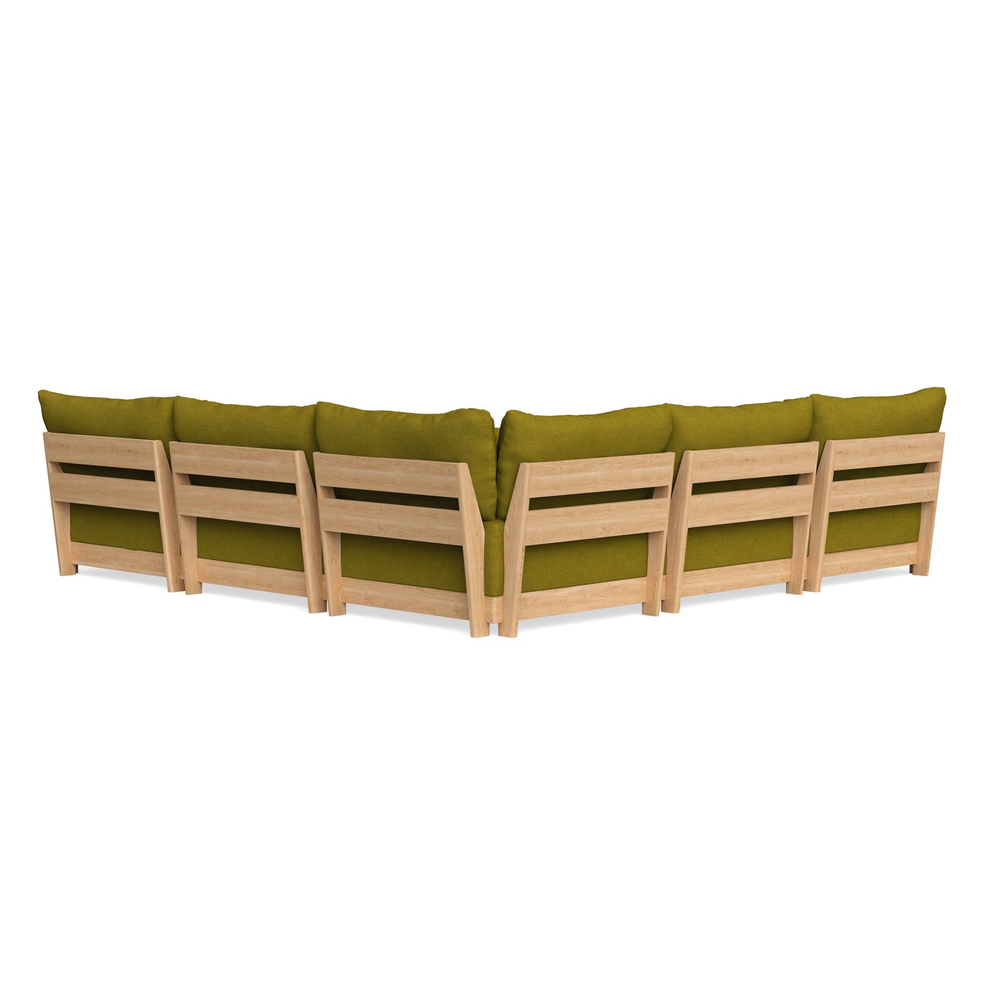Slipcover Only - Modular Bondi 5-Seater Corner Sectional in Olive Green