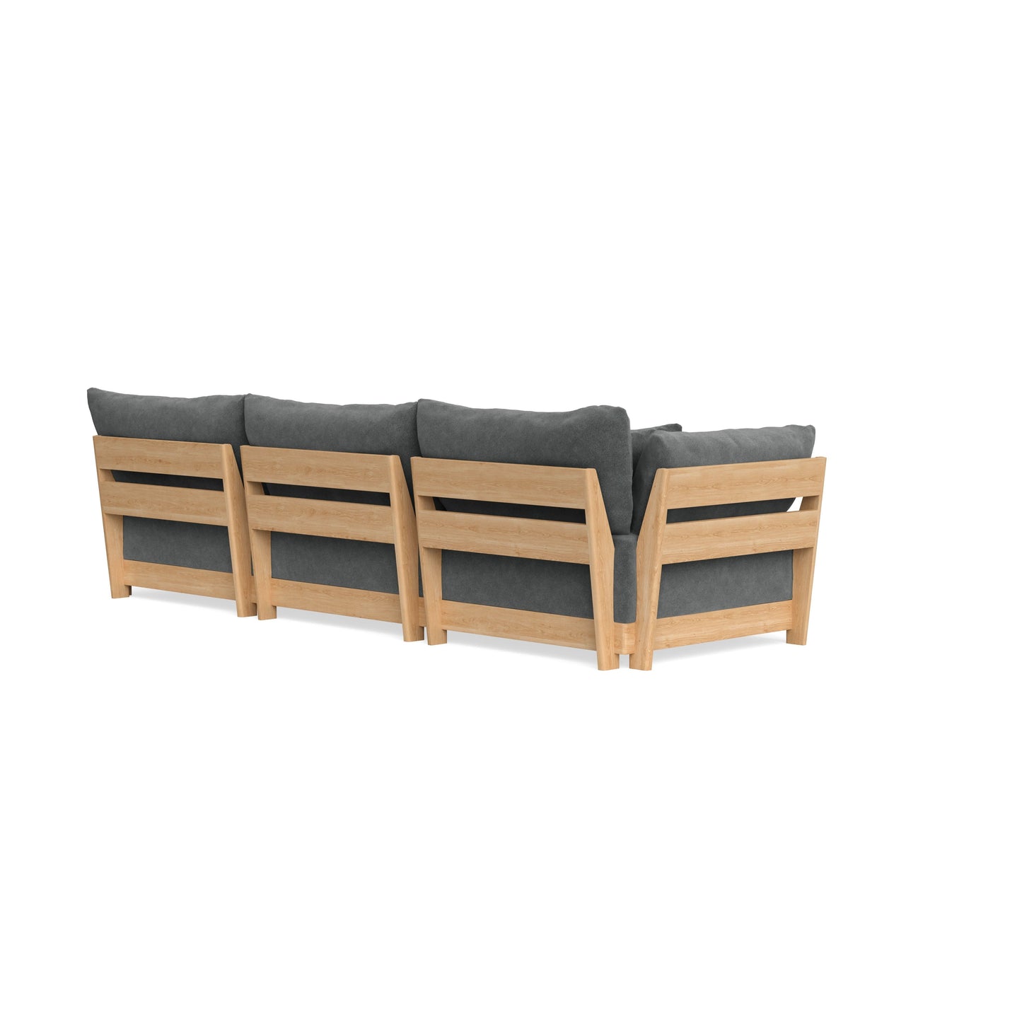 Slipcover Only - Modular Bondi 3-Seater Sofa in Chimney Gray