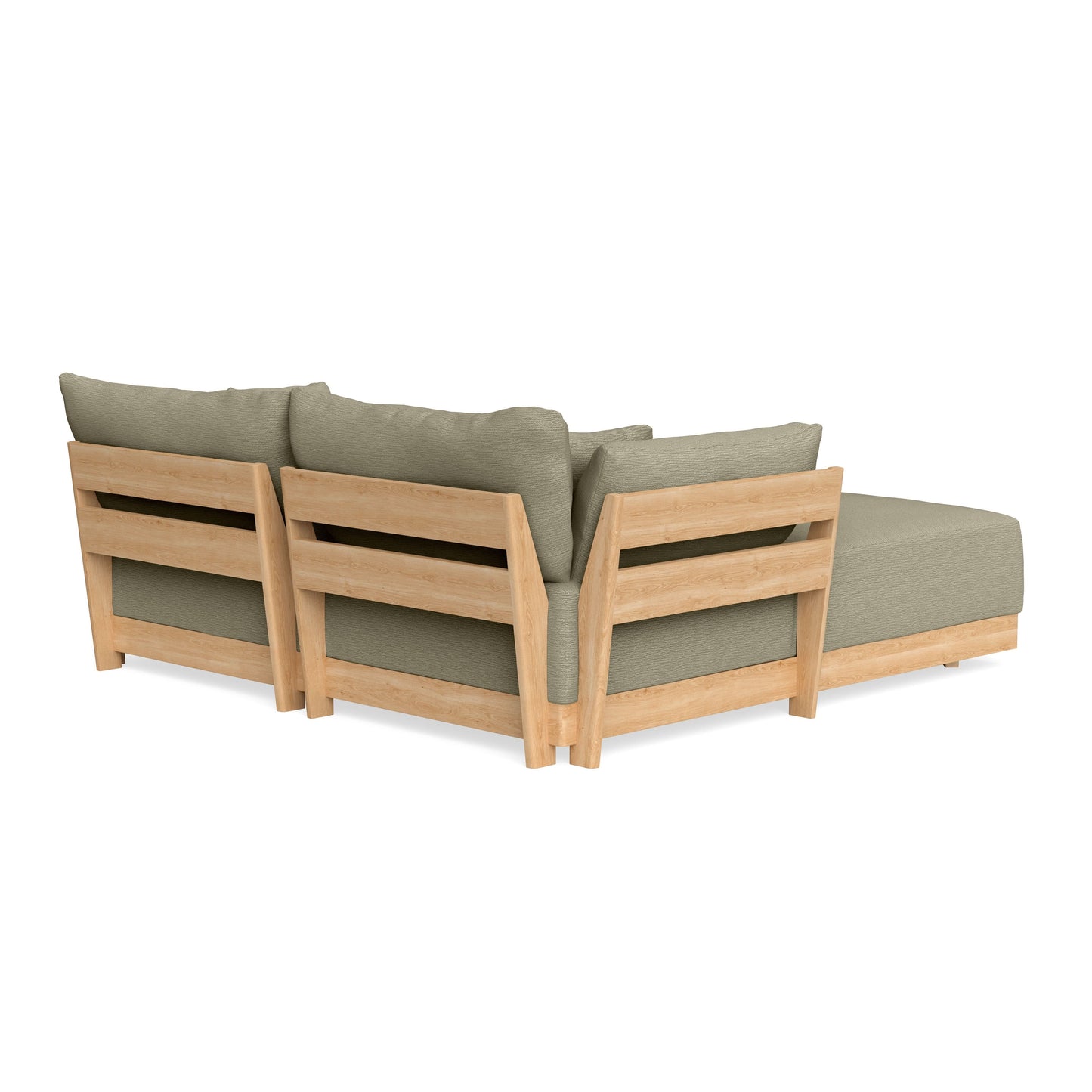 Slipcover Only - Modular Bondi 2-Seater Sectional in Cappuccino