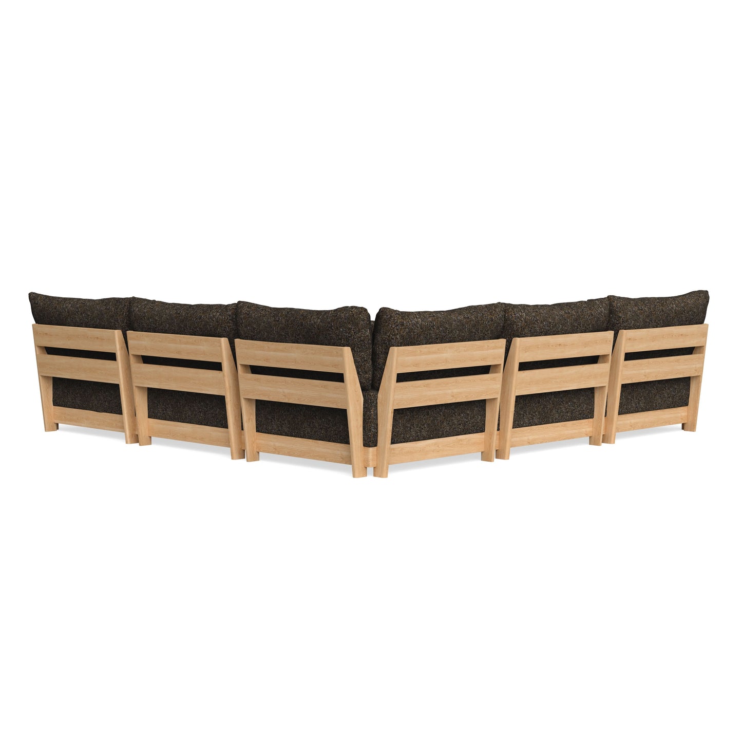 Modular Bondi Latte 5-Seater Corner Sectional in Phantom | Classic Blend