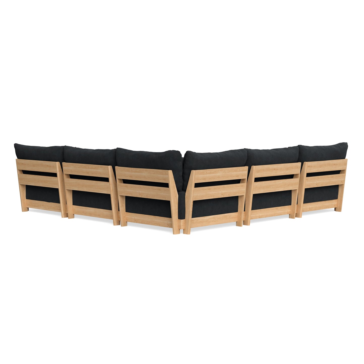 Slipcover Only - Modular Bondi 5-Seater Corner Sectional in Coal