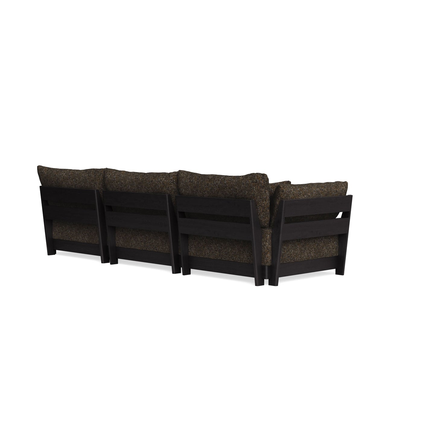 Modular Bondi Black 3-Seater Sofa in Phantom | Classic Blend