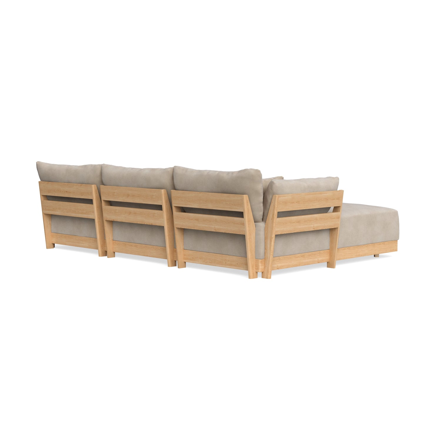 Slipcover Only - Modular Bondi 3-Seater Daybed Sofa Sectional in Oyster
