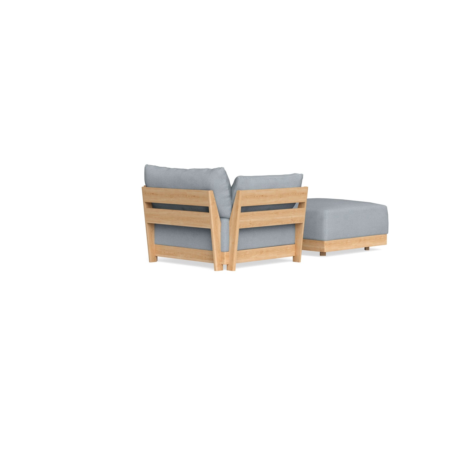 Slipcover Only - Modular Bondi Armchair + Ottoman in Ash
