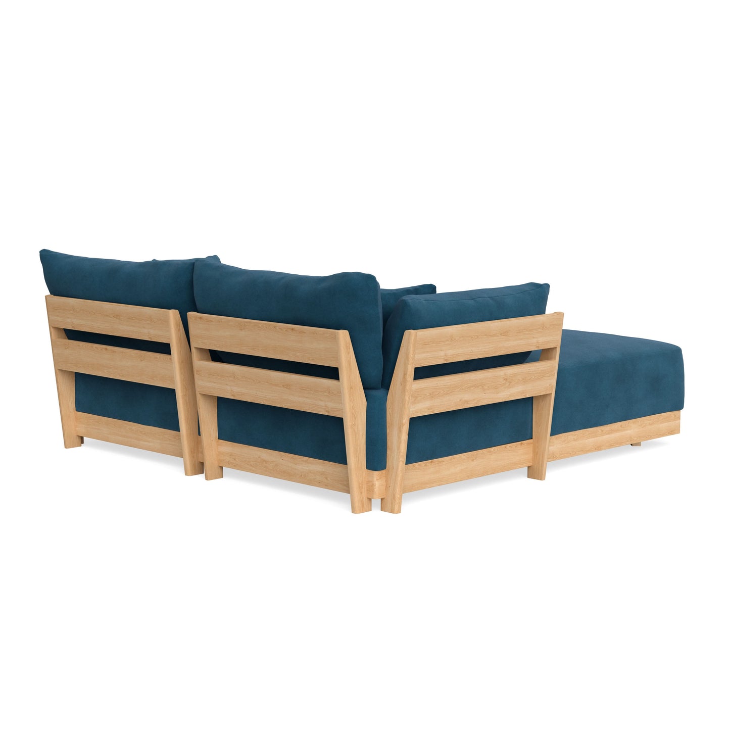 Slipcover Only - Modular Bondi 2-Seater Sectional in Commodore Blue