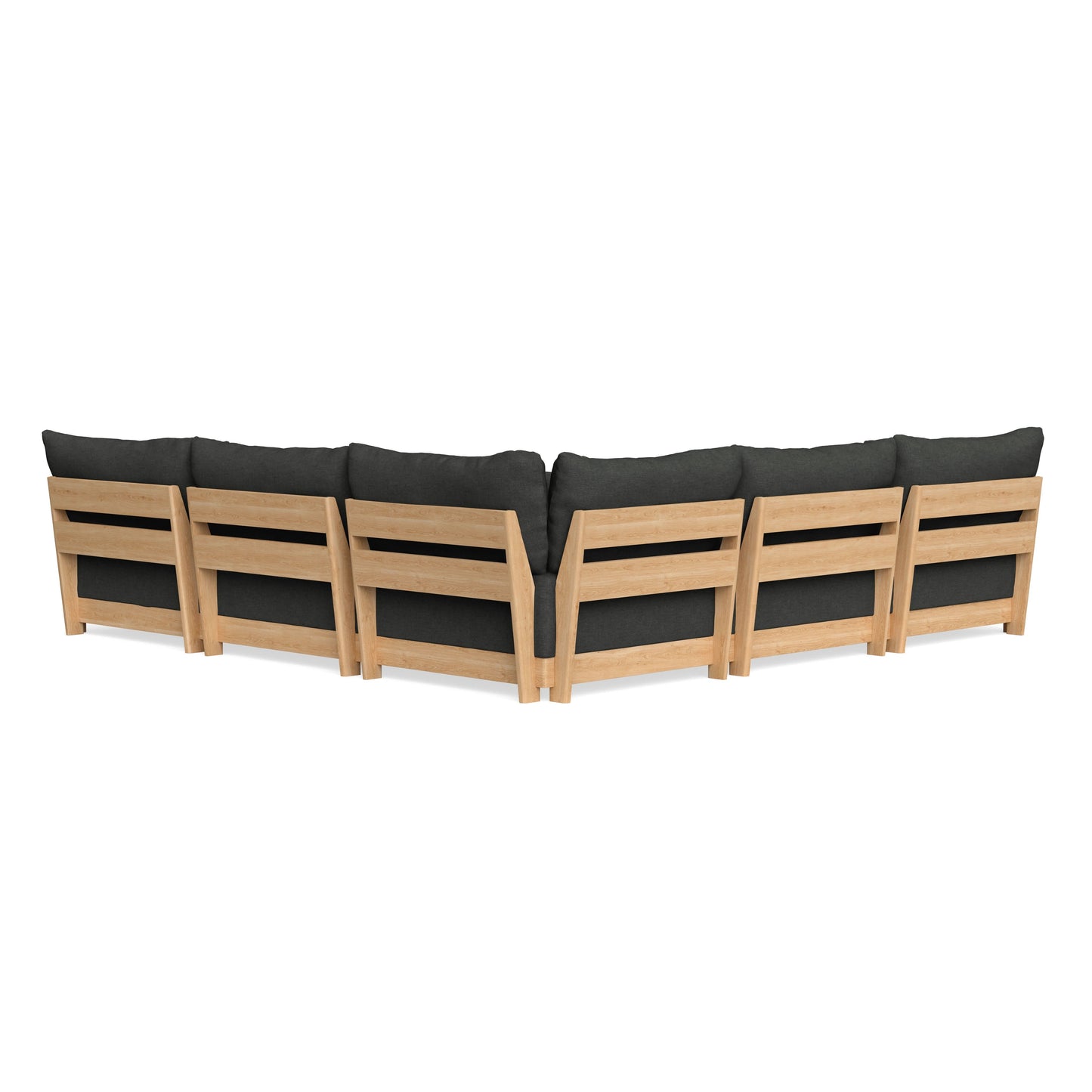 Slipcover Only - Modular Bondi 5-Seater Corner Sectional in Raven Gray