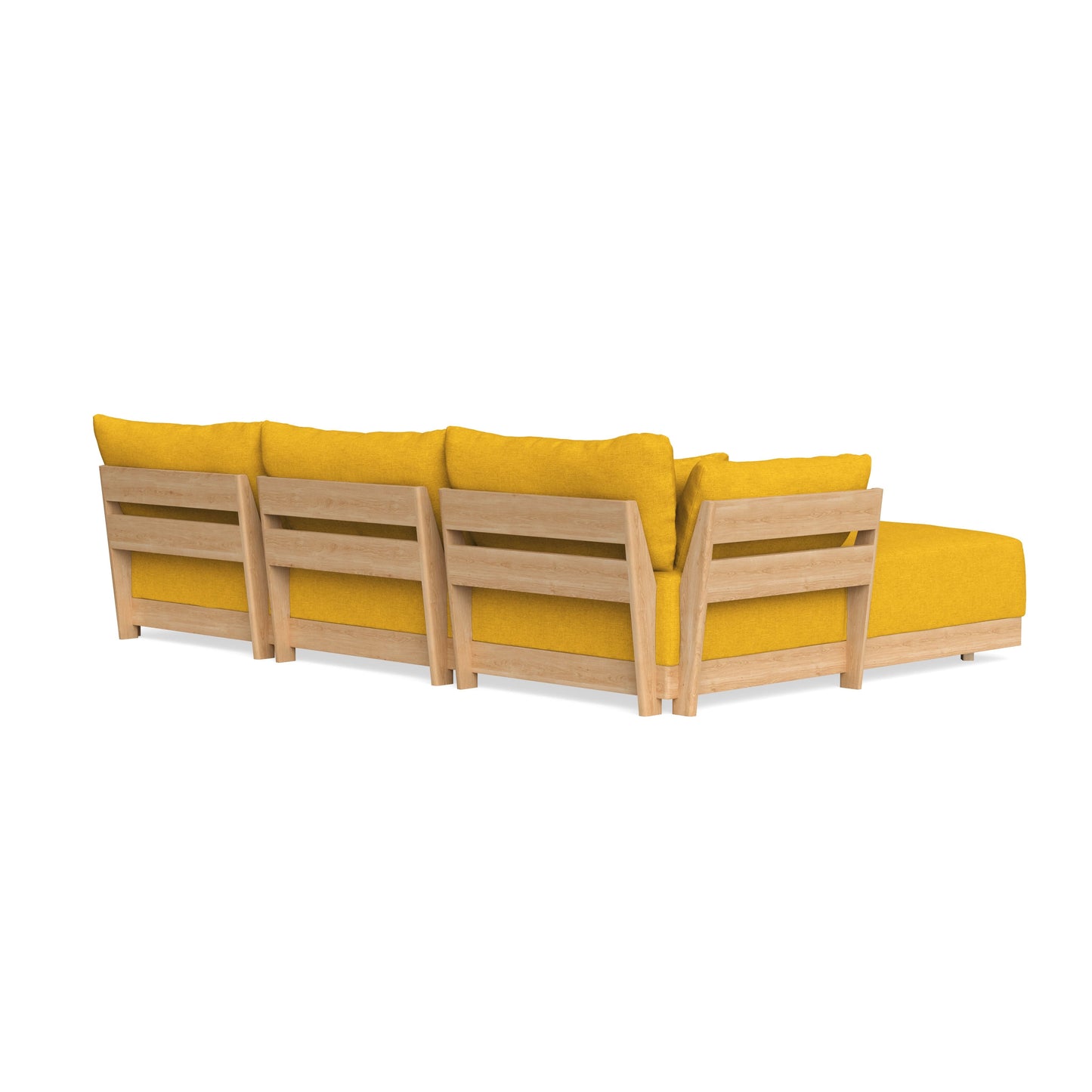 Slipcover Only - Modular Bondi 3-Seater U-Sectional in Sunflower