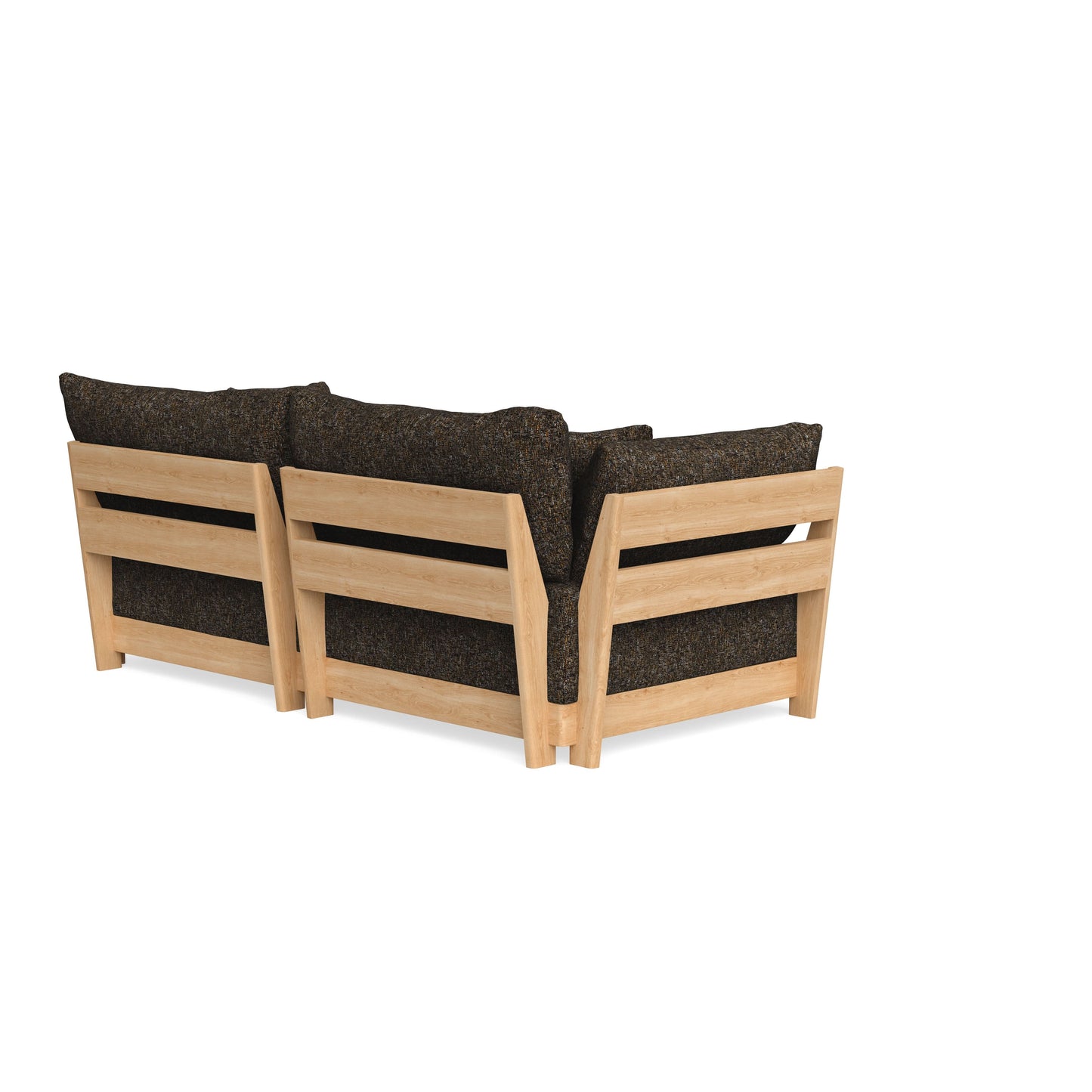 Modular Bondi Latte 2-Seater Sofa in Phantom | Classic Blend
