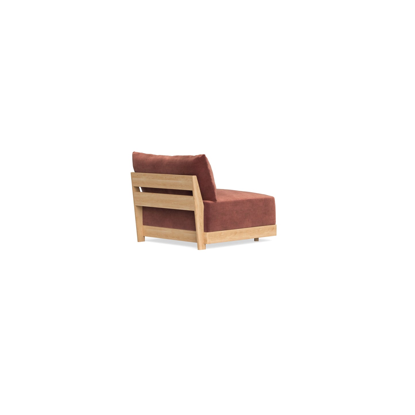 Slipcover Only - Modular Bondi Armless Chair in Spice