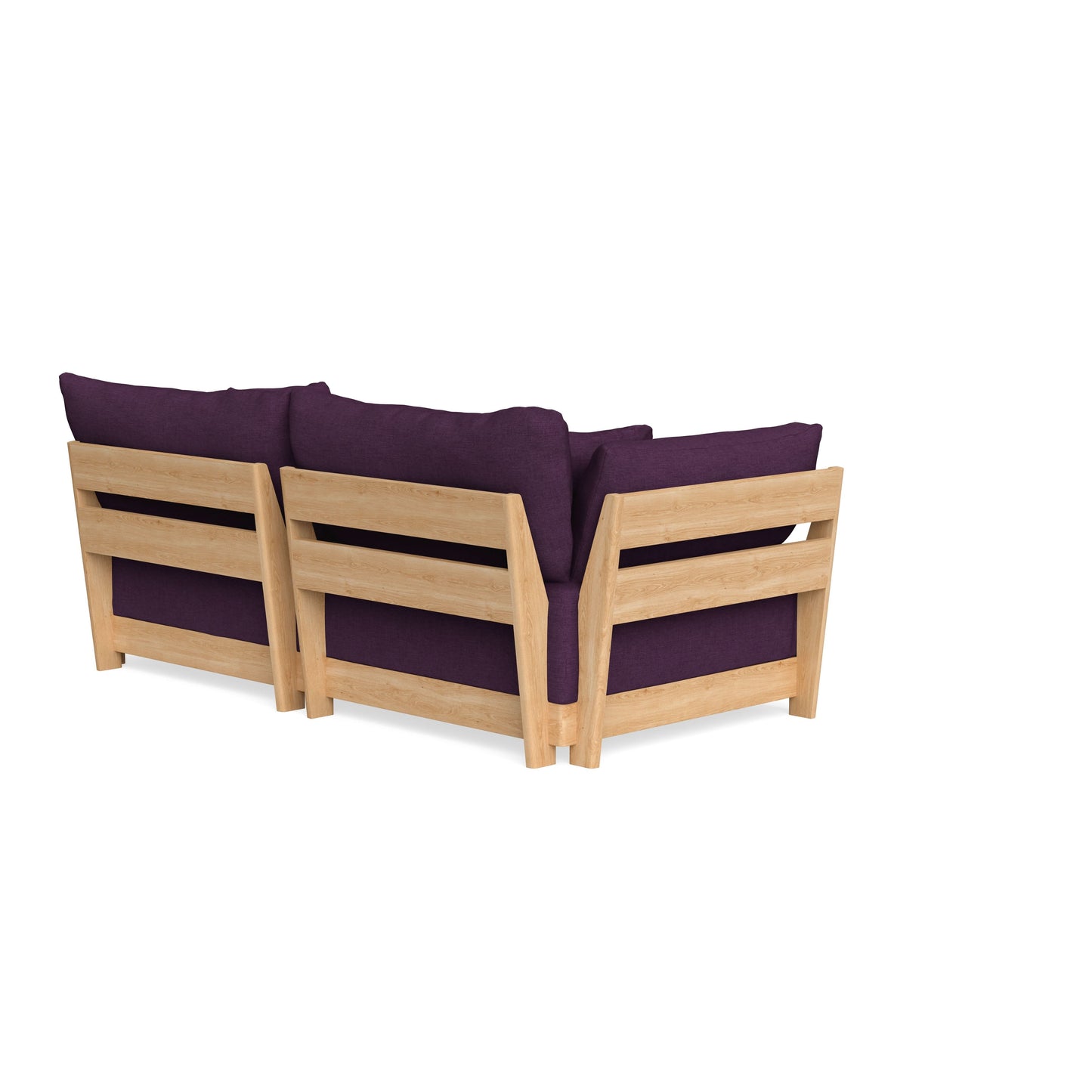 Slipcover Only - Modular Bondi 2-Seater Sofa in Aubergine