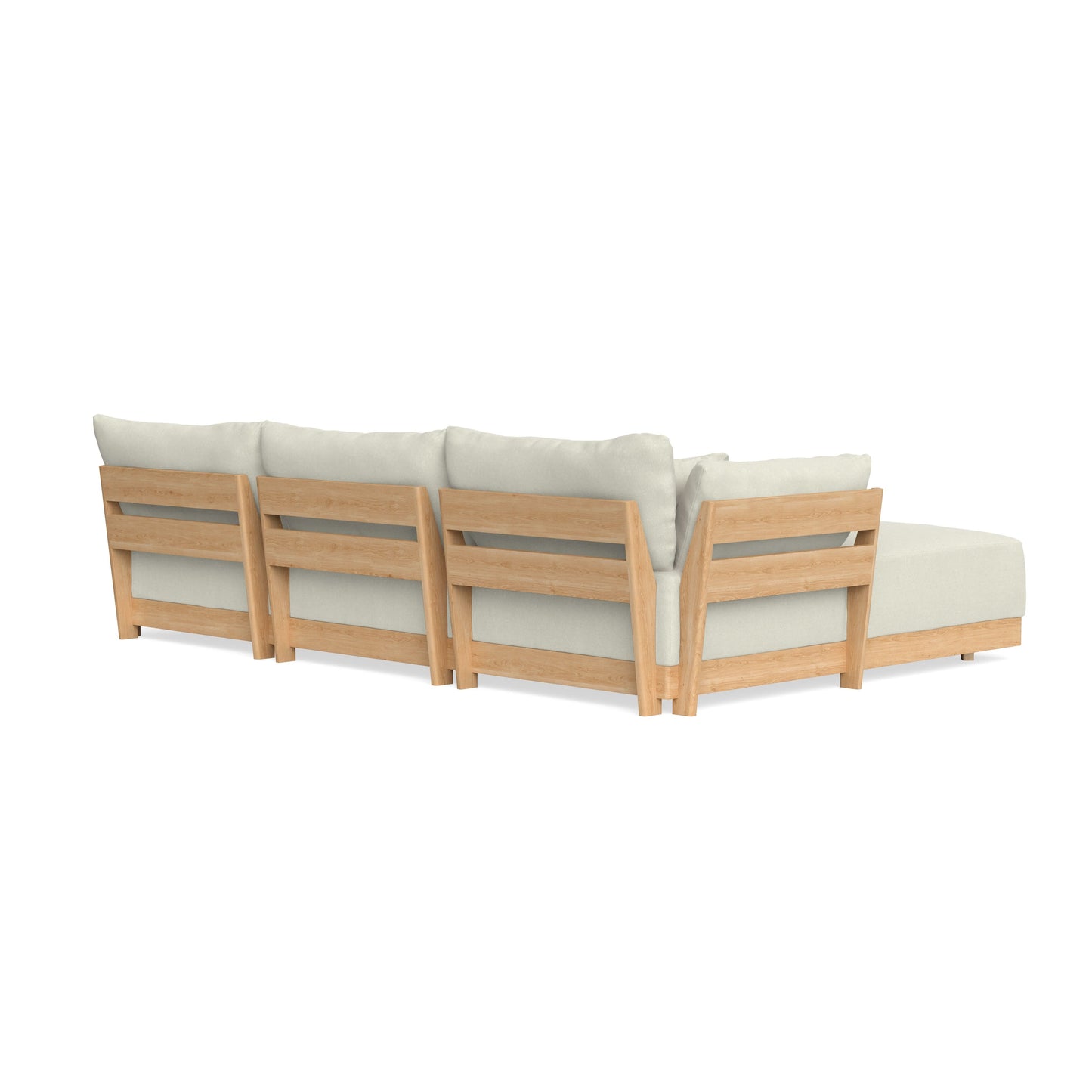Slipcover Only - Modular Bondi 3-Seater Daybed Sofa Sectional in Eggshell