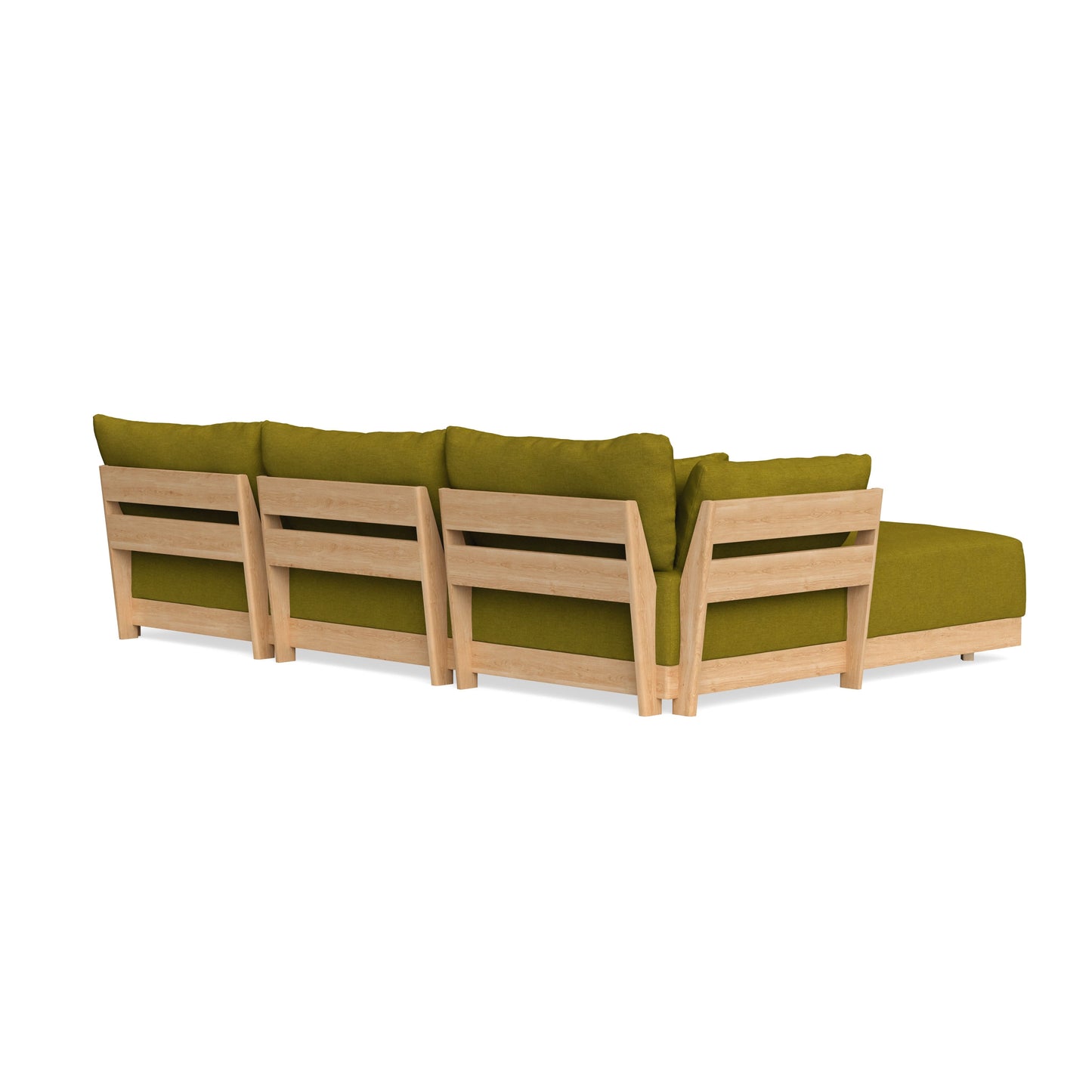 Slipcover Only - Modular Bondi 3-Seater Sectional in Olive Green