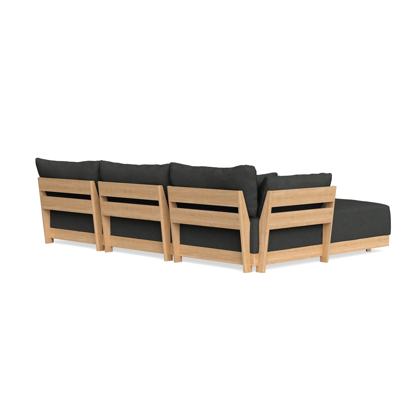Slipcover Only - Modular Bondi 3-Seater U-Sectional in Raven Gray