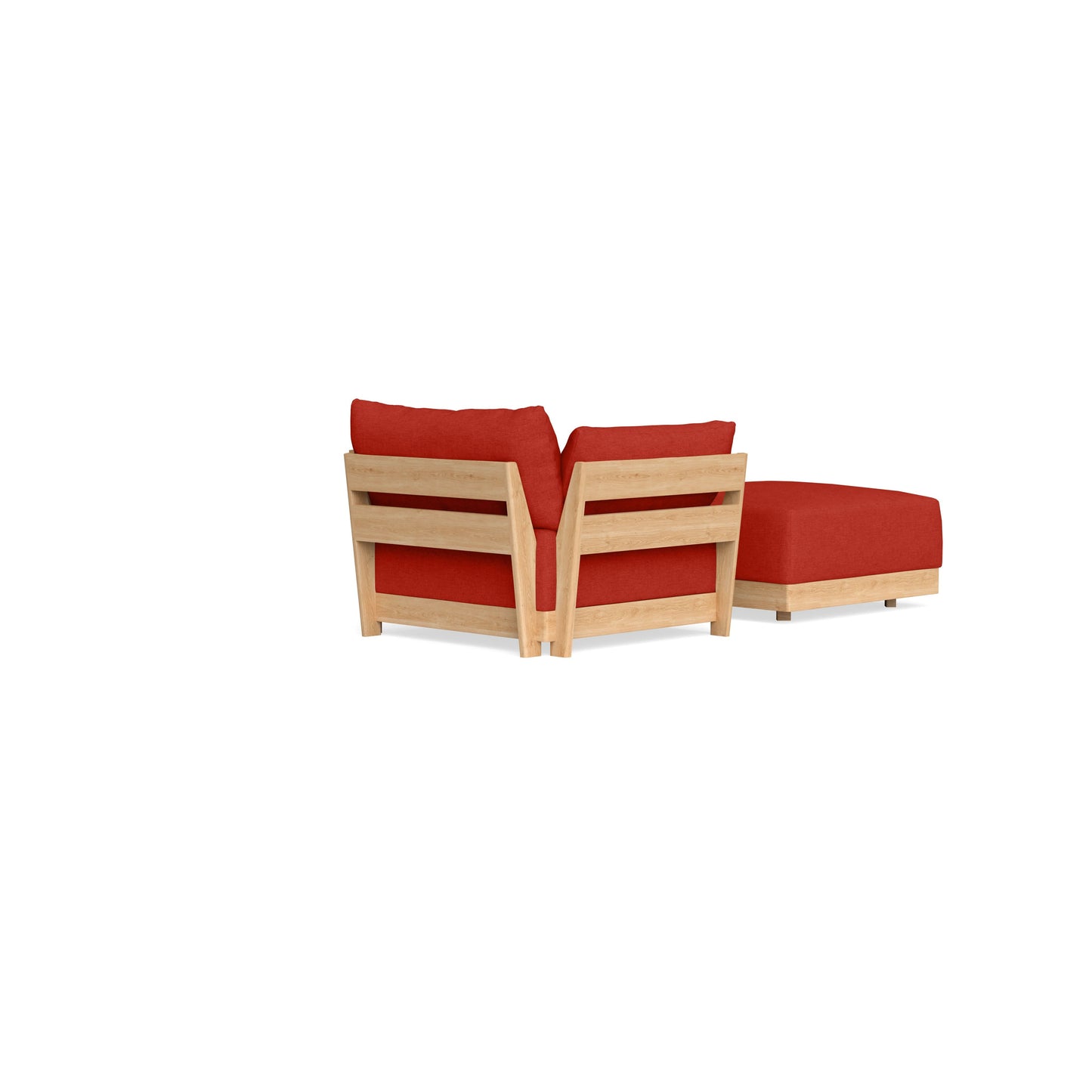 Slipcover Only - Modular Bondi Armchair + Ottoman in Cayenne