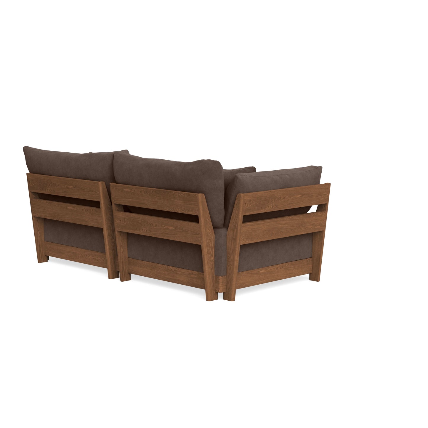 Modular Bondi Espresso 2-Seater Sofa in Chocolate | Classic Blend
