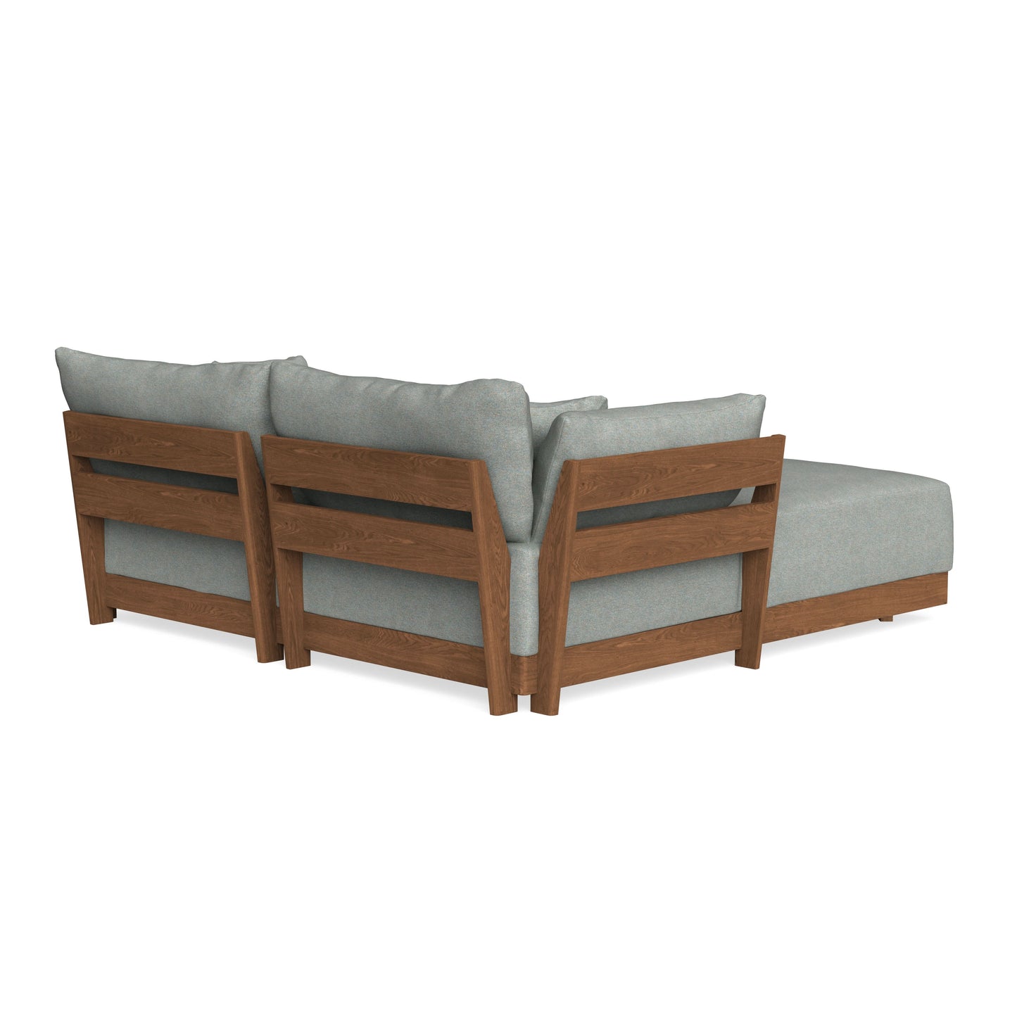 Modular Bondi Espresso 2-Seater Sectional in Spa | Classic Blend