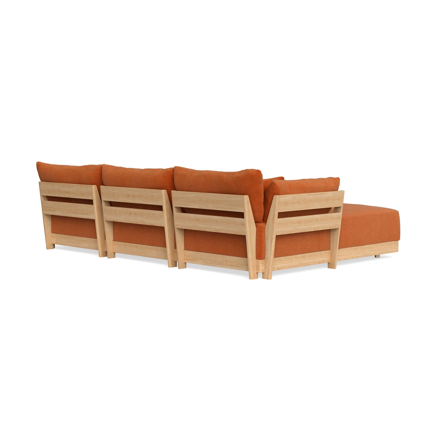 Slipcover Only - Modular Bondi 3-Seater Sectional in Terracotta