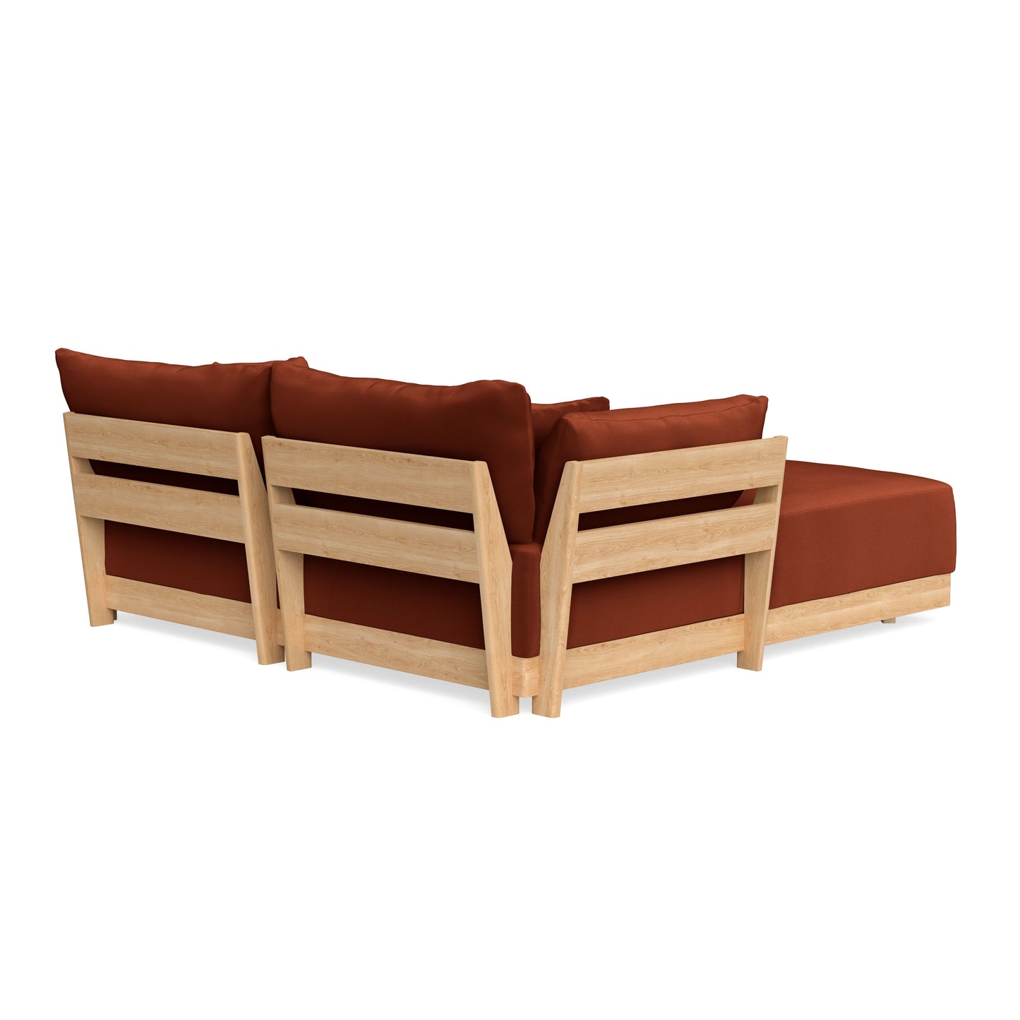 Slipcover Only - Modular Bondi 2-Seater Sectional in Rust