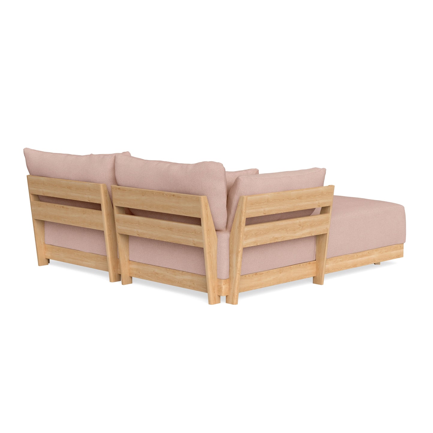 Slipcover Only - Modular Bondi 2-Seater Sectional in Rose Quartz
