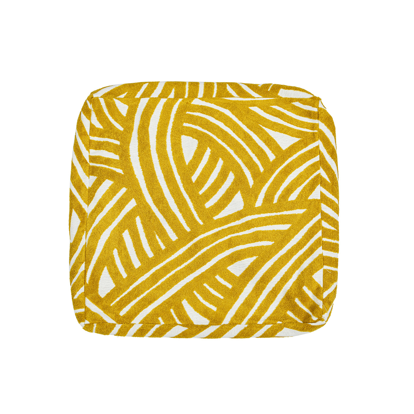 Upholstered Ottoman with Invisible Zipper
