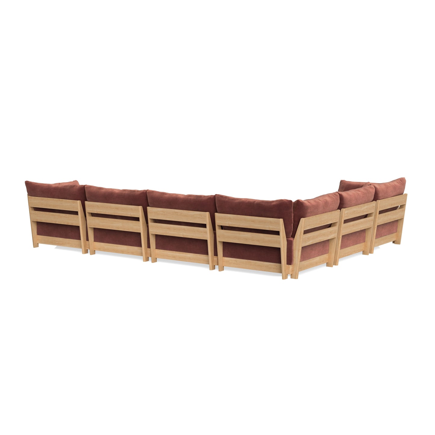 Slipcover Only - Modular Bondi 6-Seater Corner Sectional in Spice