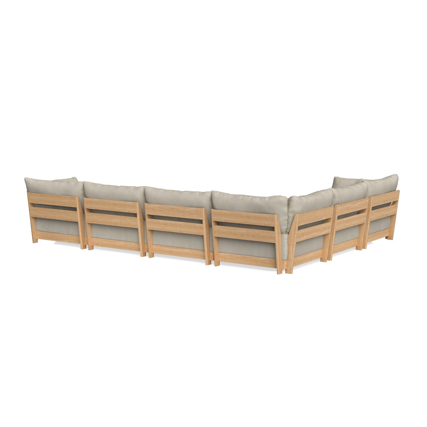 Slipcover Only - Modular Bondi 6-Seater Corner Sectional in Almond