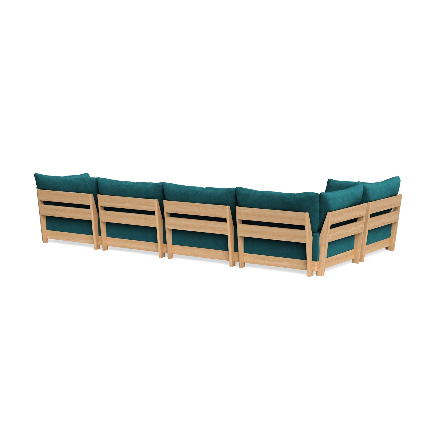 Slipcover Only - Modular Bondi 5-Seater L-Sectional in Ocean