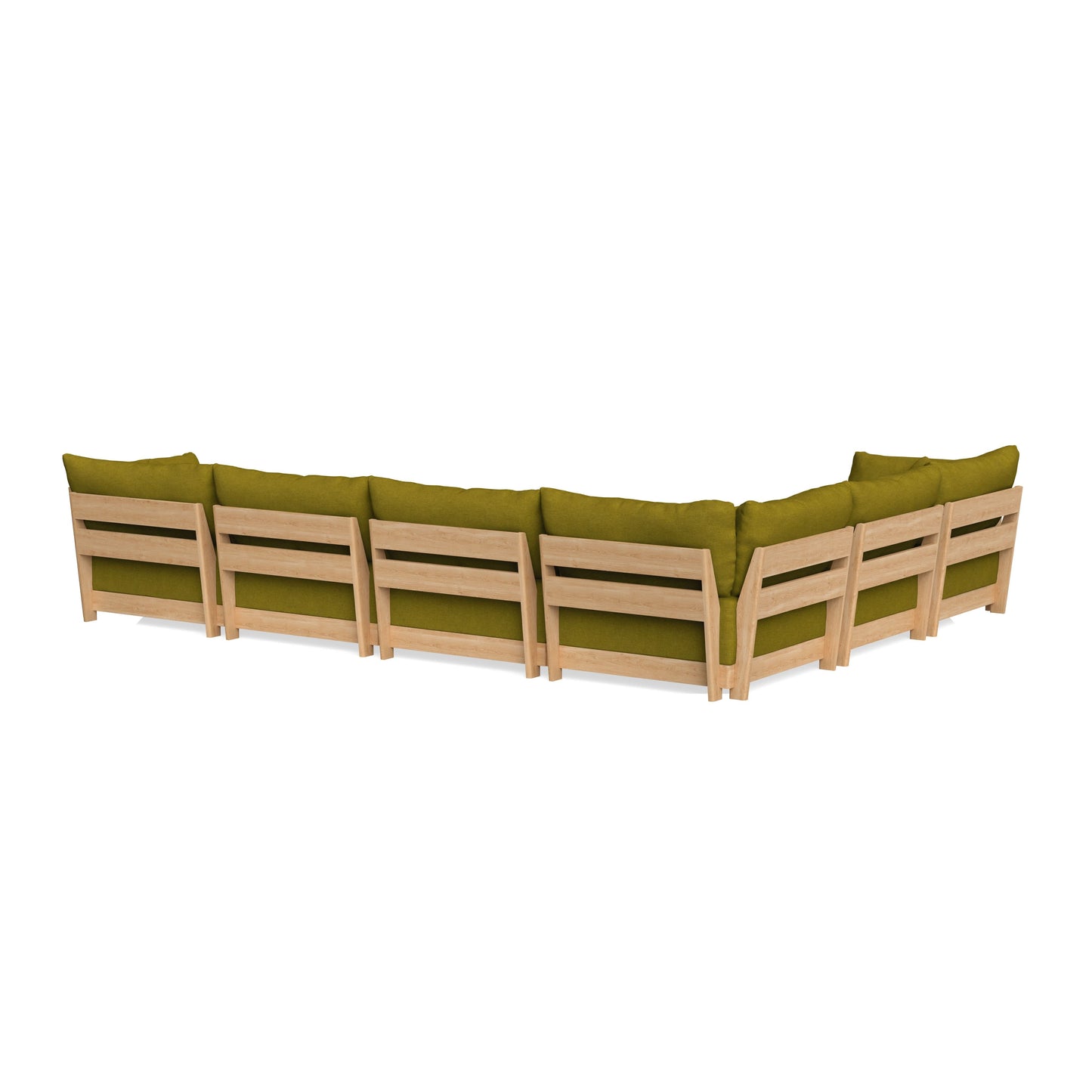 Slipcover Only - Modular Bondi 6-Seater Corner Sectional in Olive Green